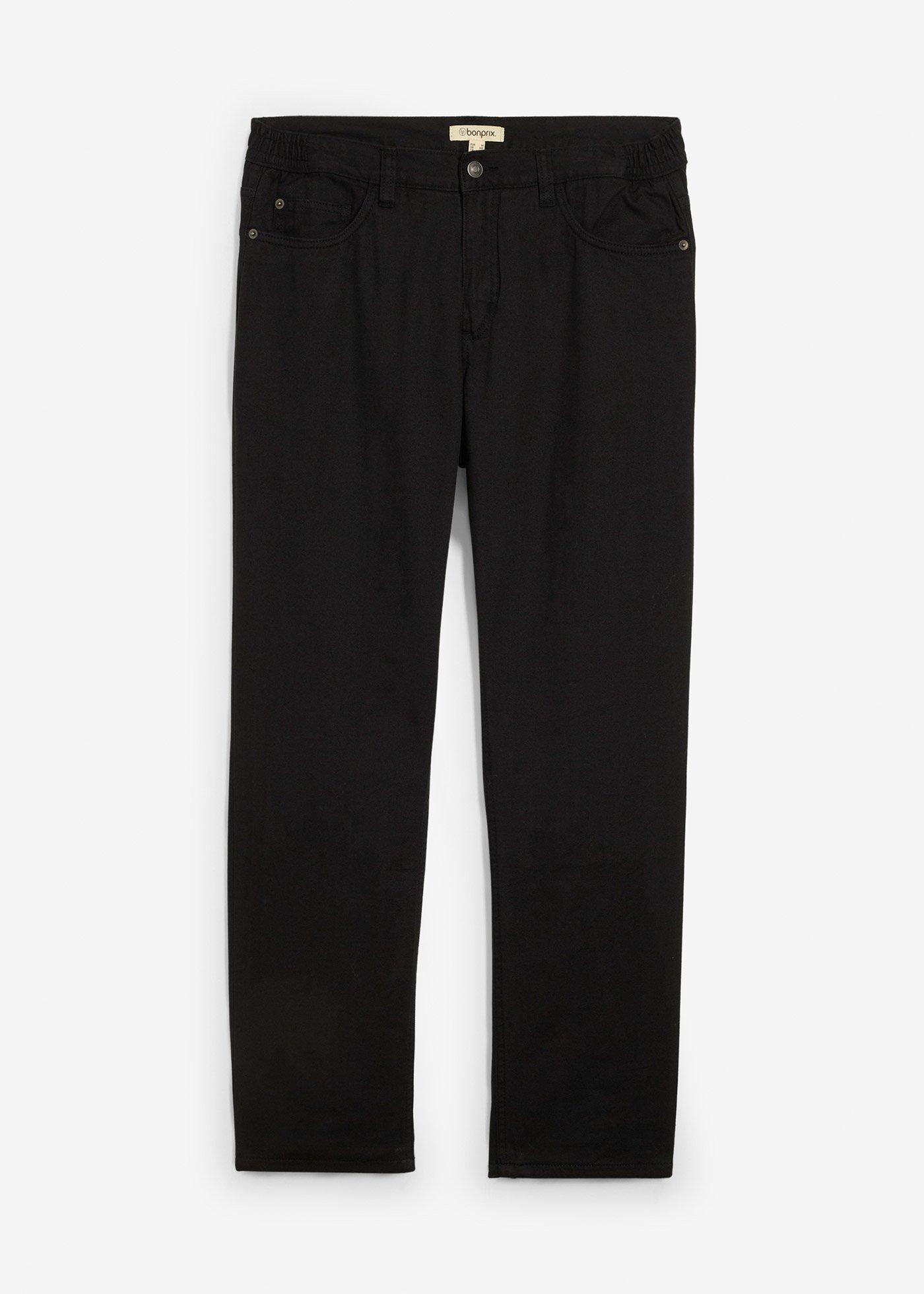 Pantalon thermique, droit et loose, taille élastiquée