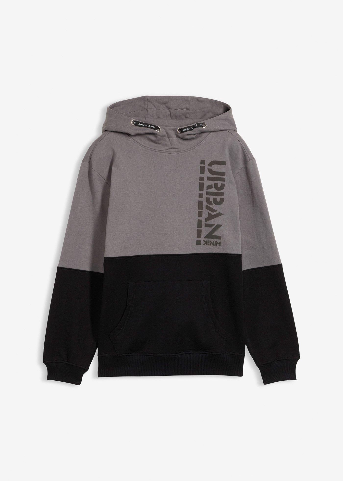 Bluza z kapturem z czystej bawełny organicznej - Bonprix