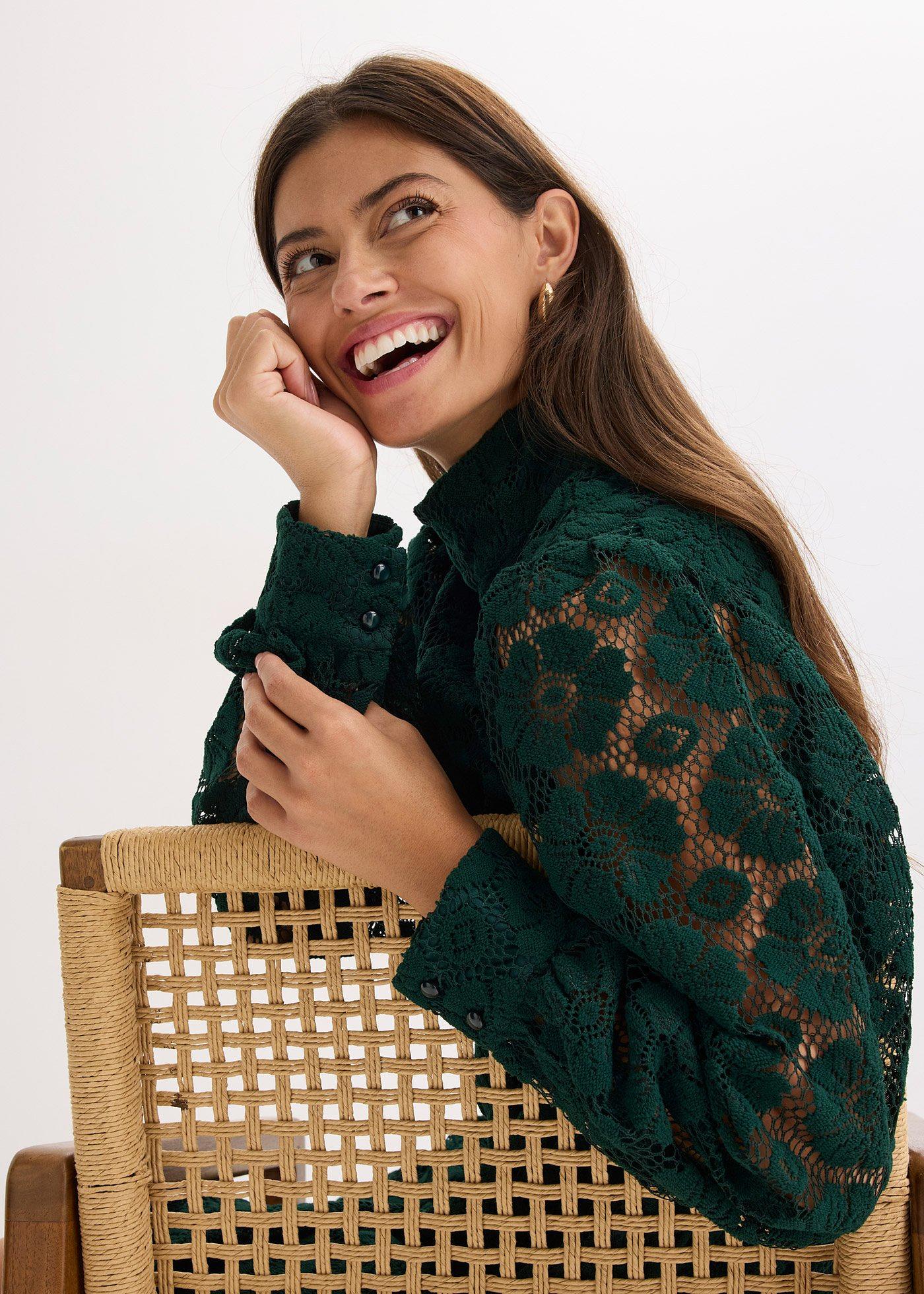 Sukienka mini z koronki - Bonprix