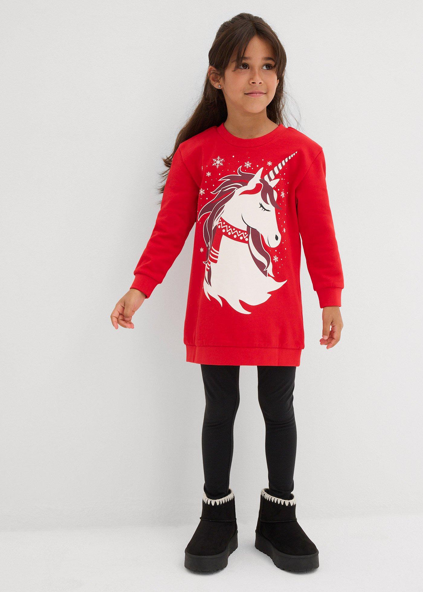 Sukienka dresowa z czystej bawełny - Bonprix