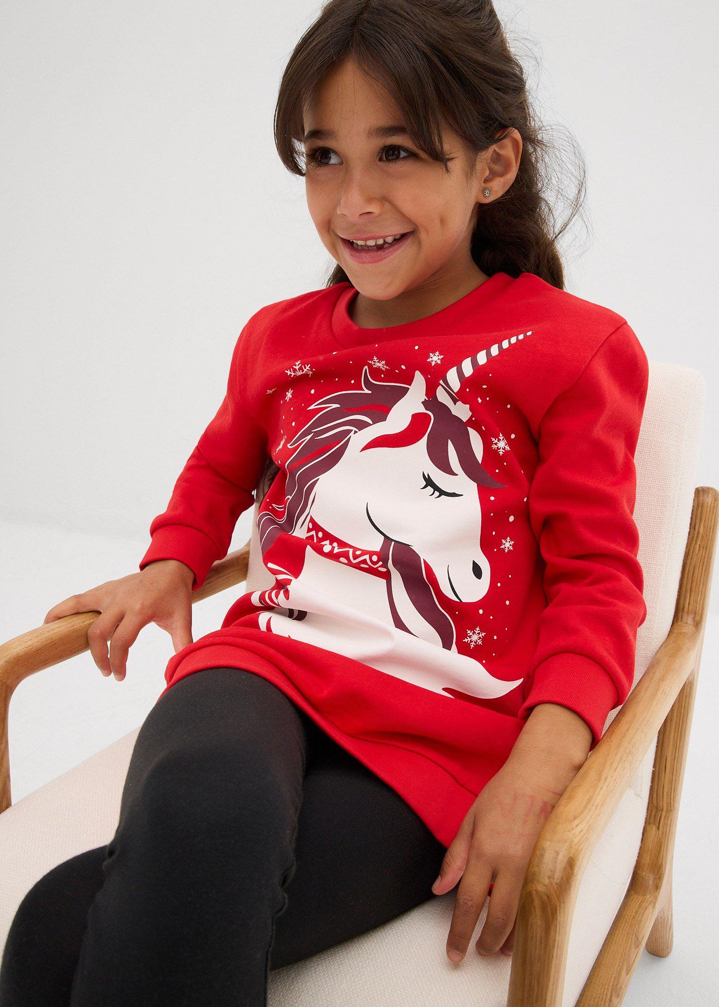 Sukienka dresowa z czystej bawełny - Bonprix