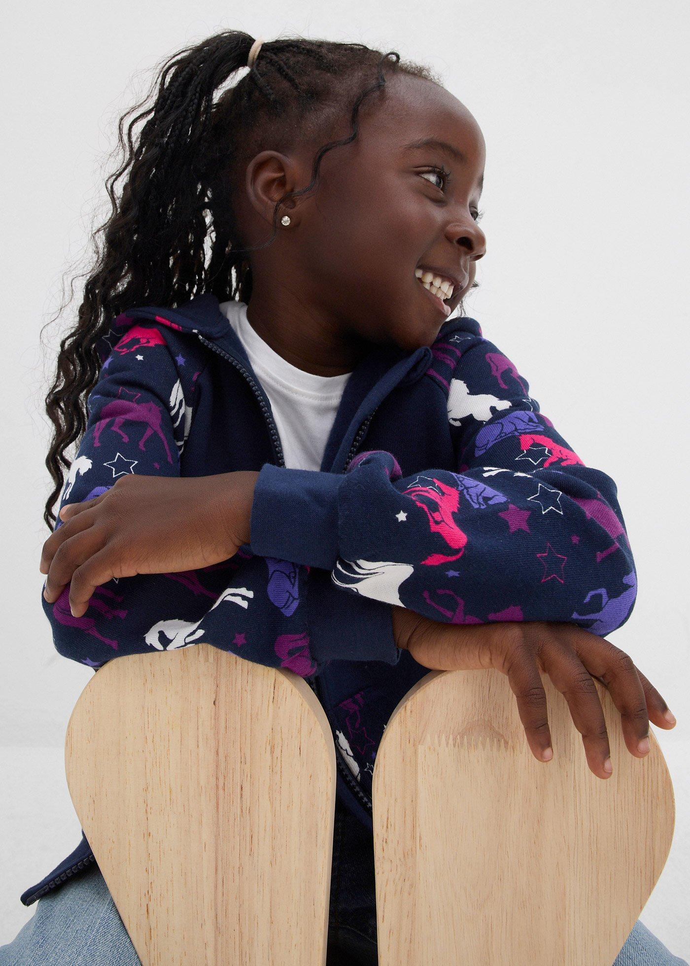 Bluza rozpinana dziewczęca - Bonprix