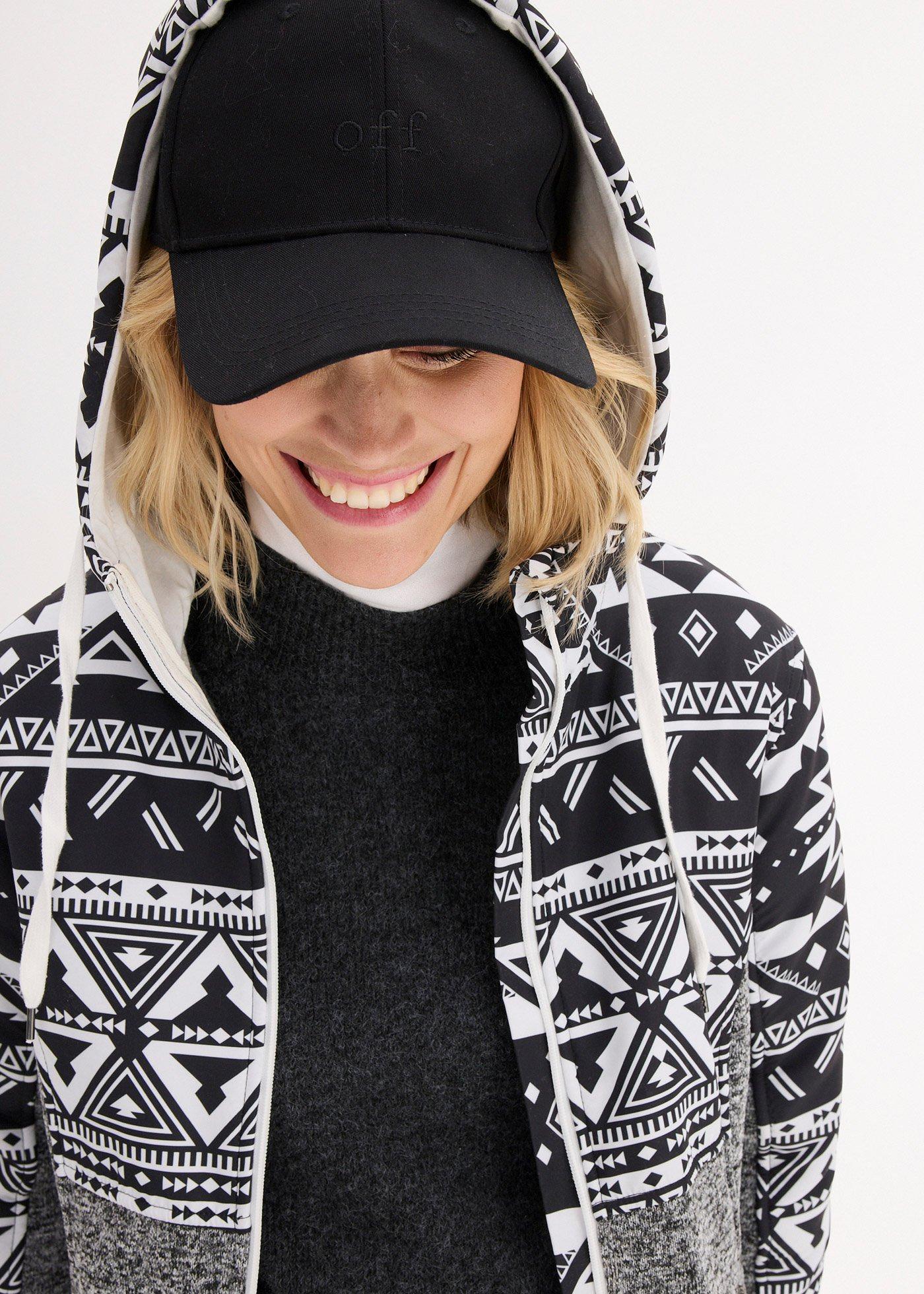 Bluza rozpinana ciążowa z polaru, z wstawką na nosidełko - Bonprix
