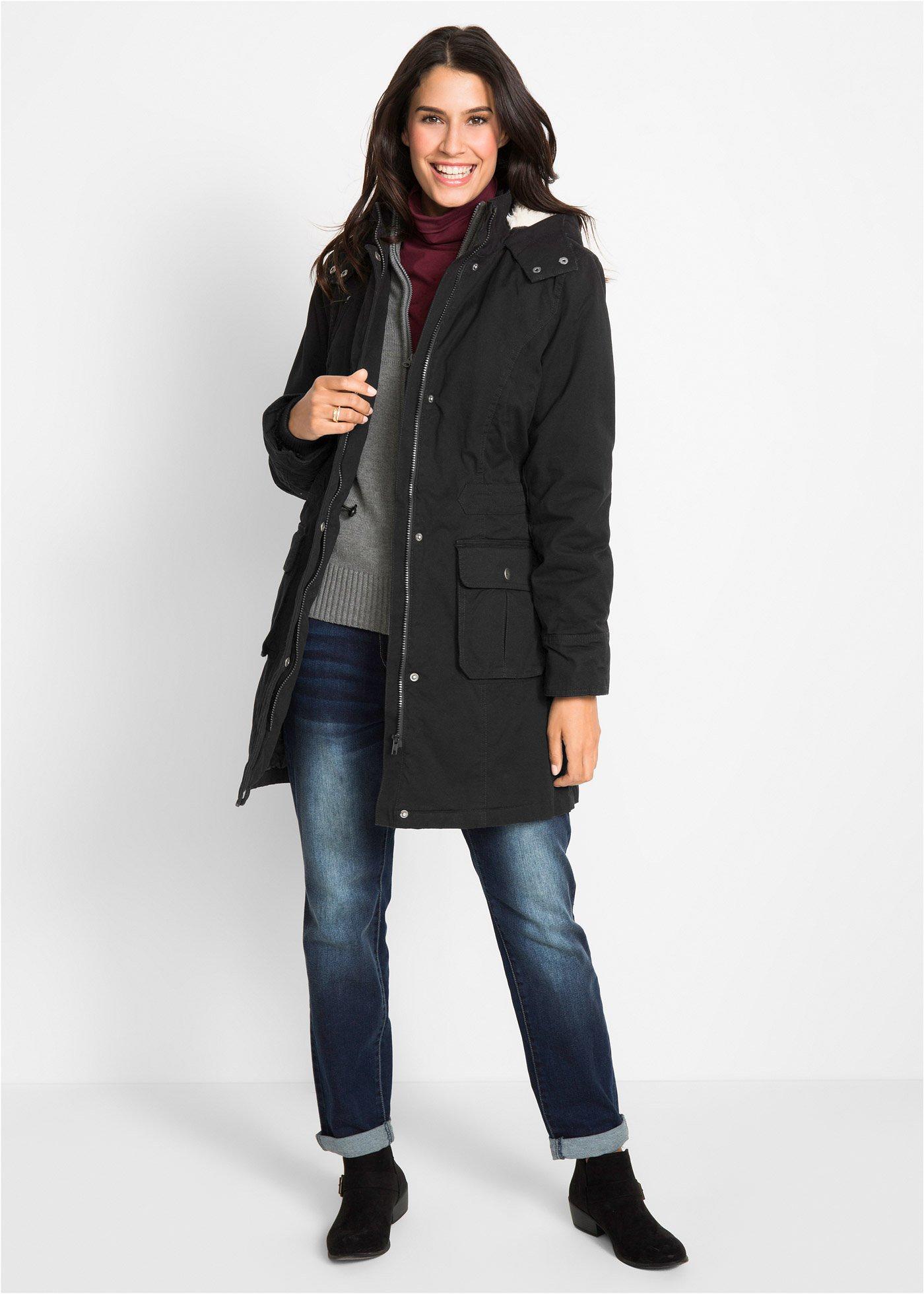 Parka bawełniana ocieplana - Bonprix