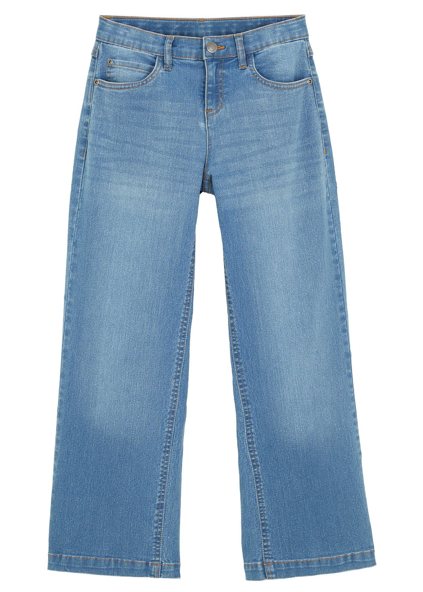 Dżinsy wide leg, mid waist - Bonprix