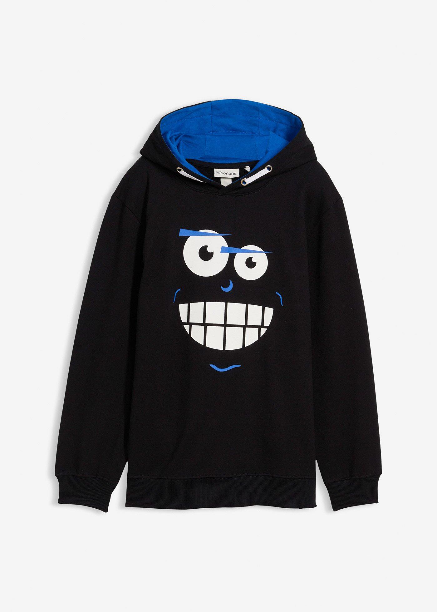 Bluza z kapturem z czystej bawełny - Bonprix