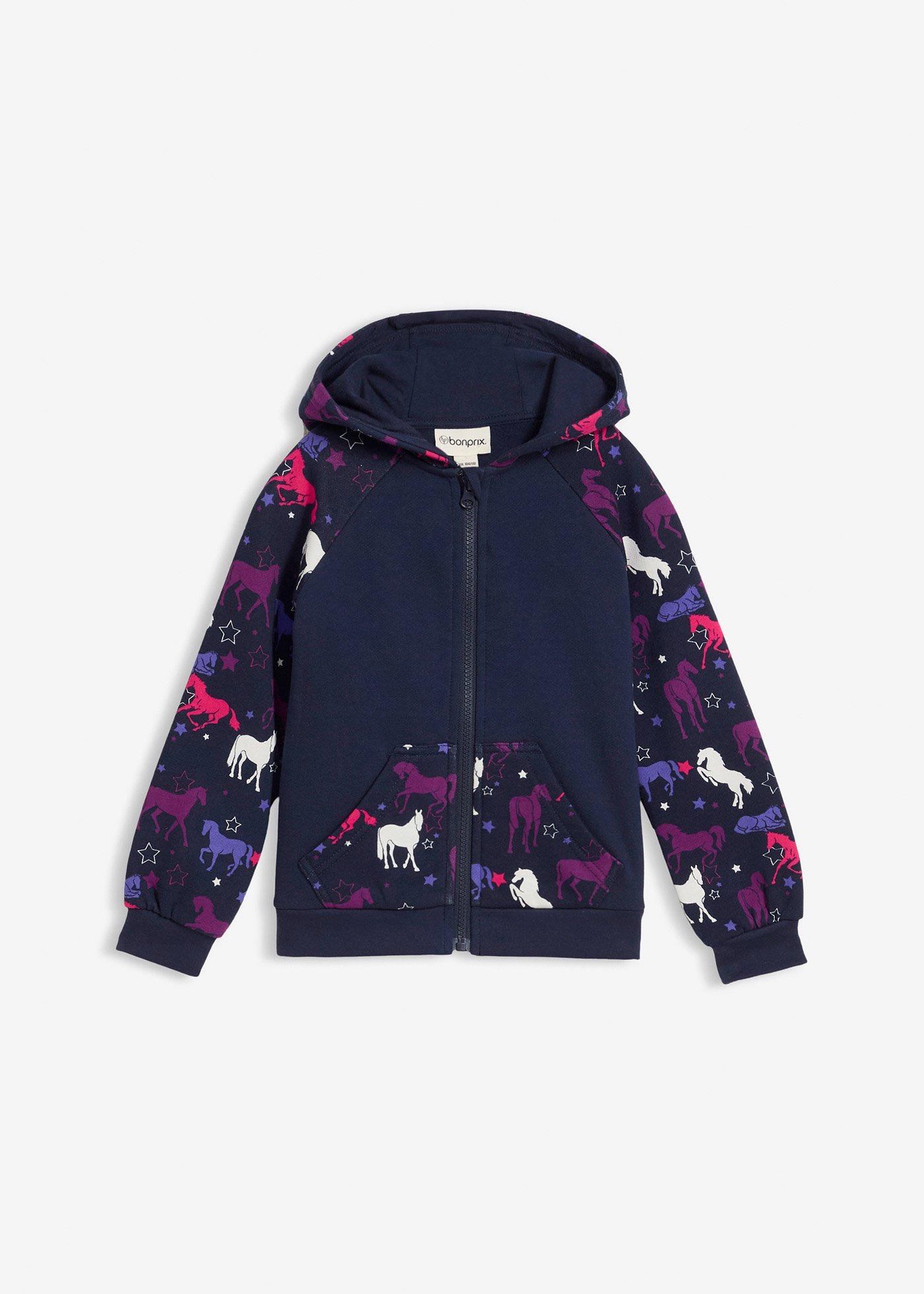 Bluza rozpinana dziewczęca - Bonprix