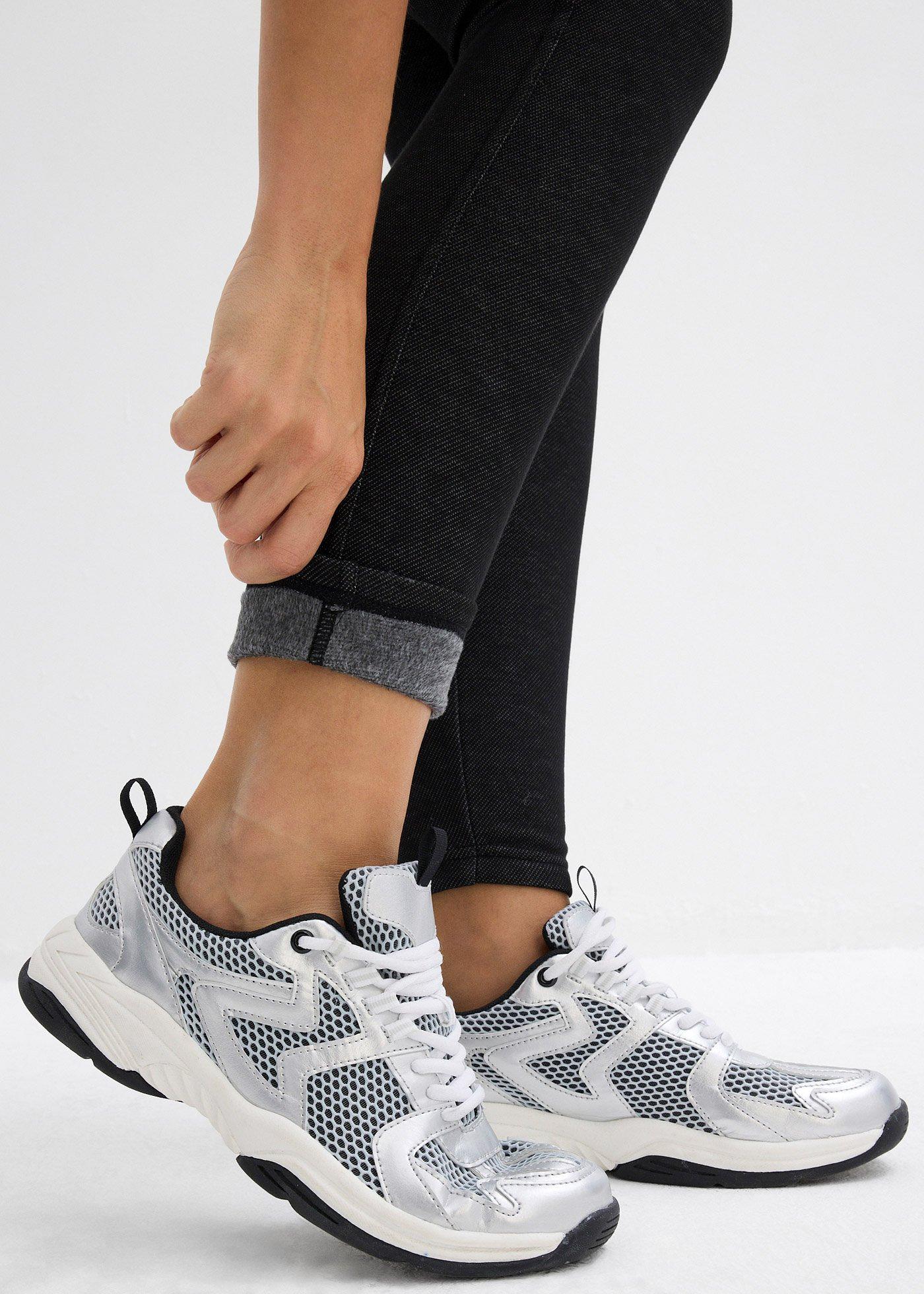 Legginsy ciążowe z ociepleniem - Bonprix