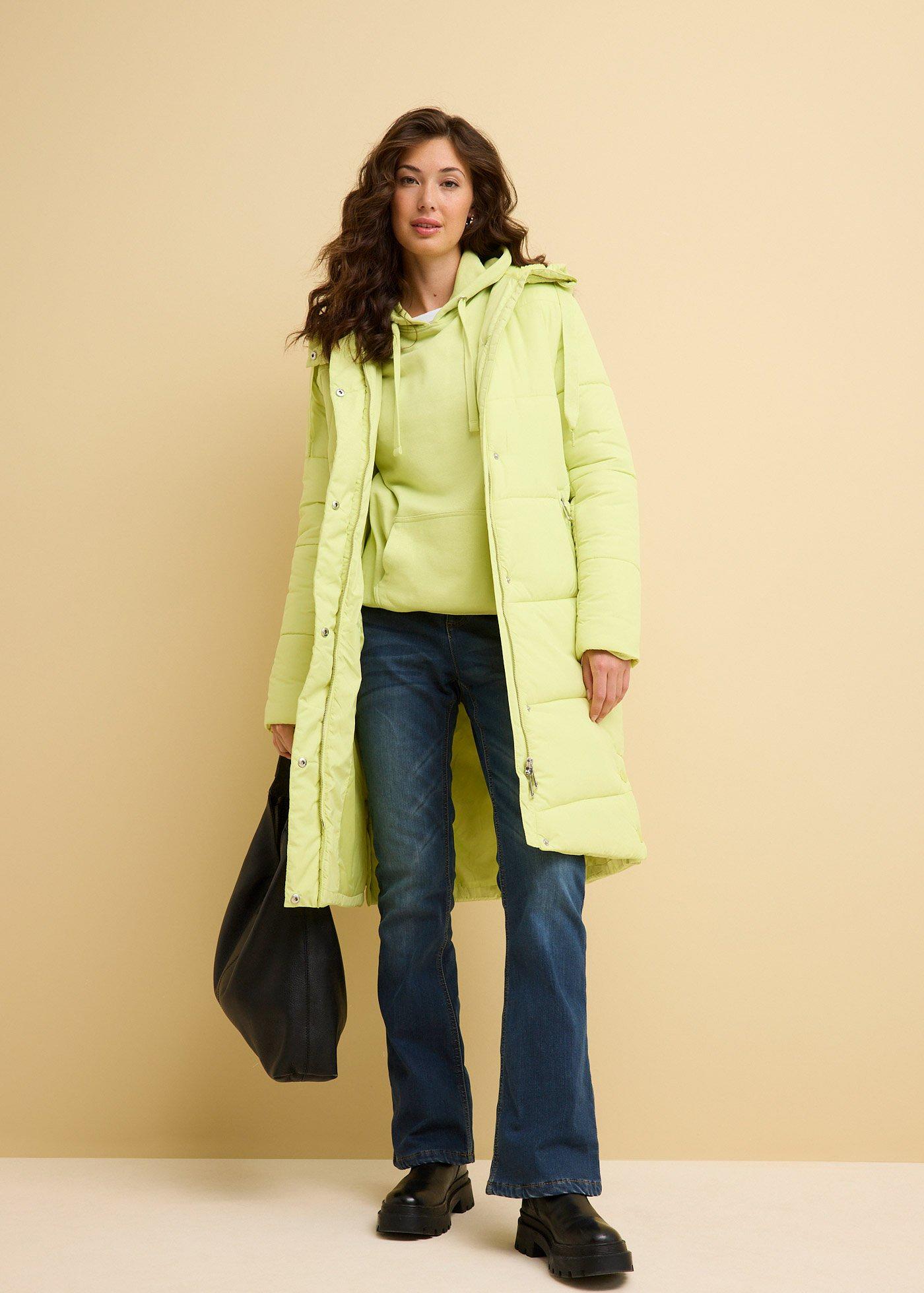 Bluza z kapturem, z miękkiego materiału frotte - Bonprix