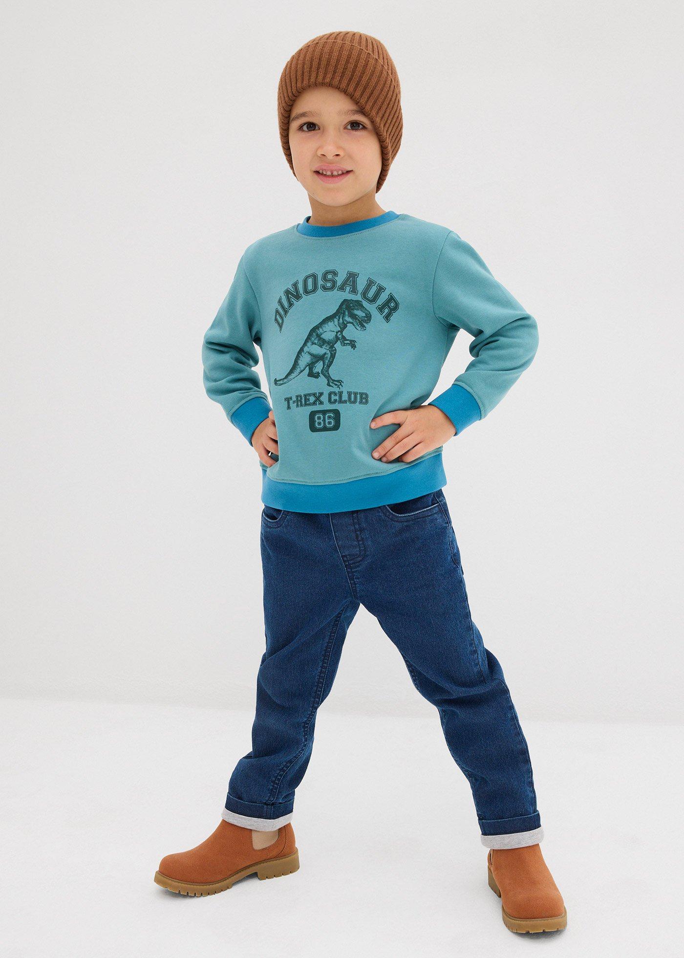 Bluza z miekkiej mieszanki bawełny - Bonprix