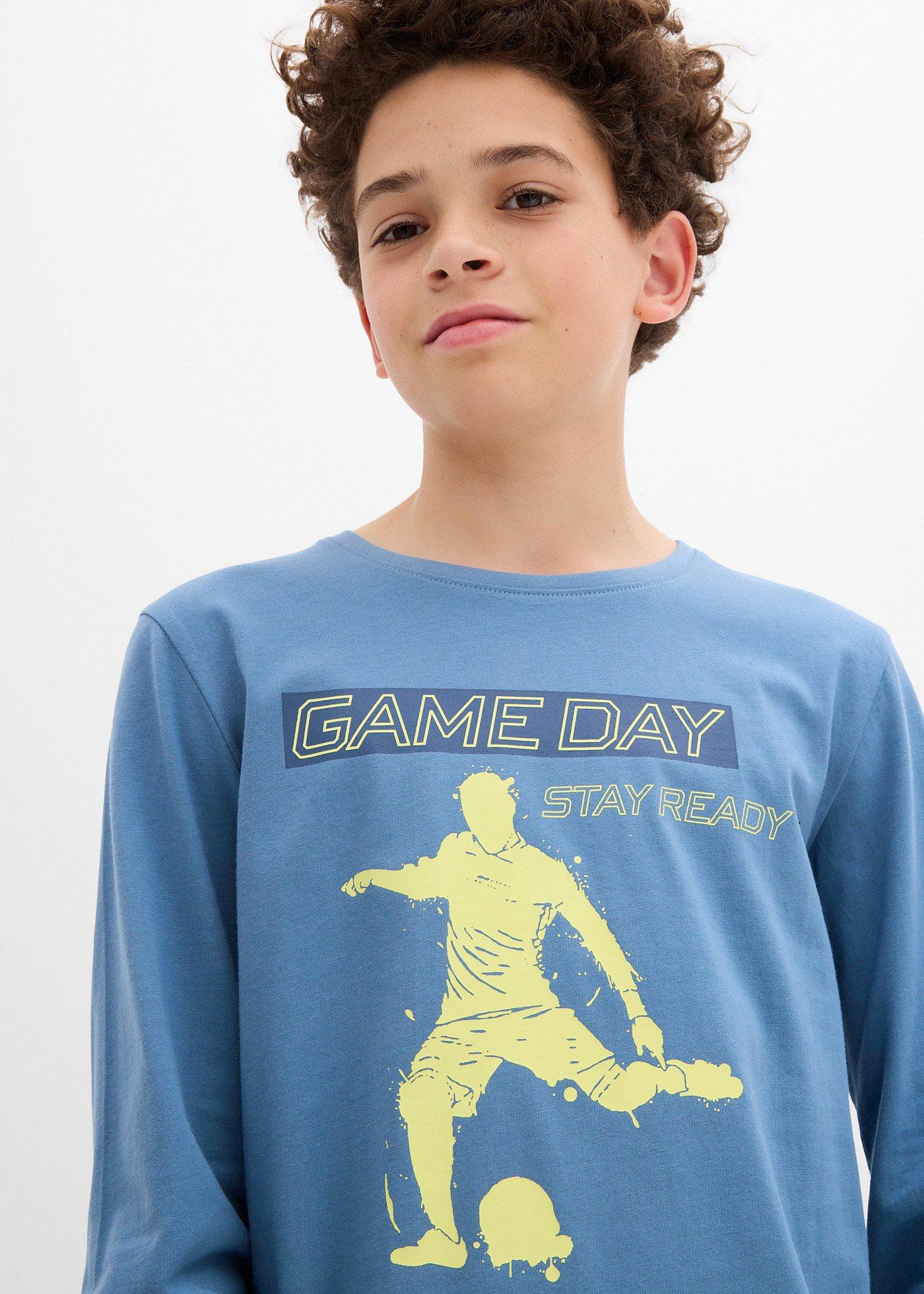 Koszulka z długim rękawem z czystej bawełny organicznej - Bonprix