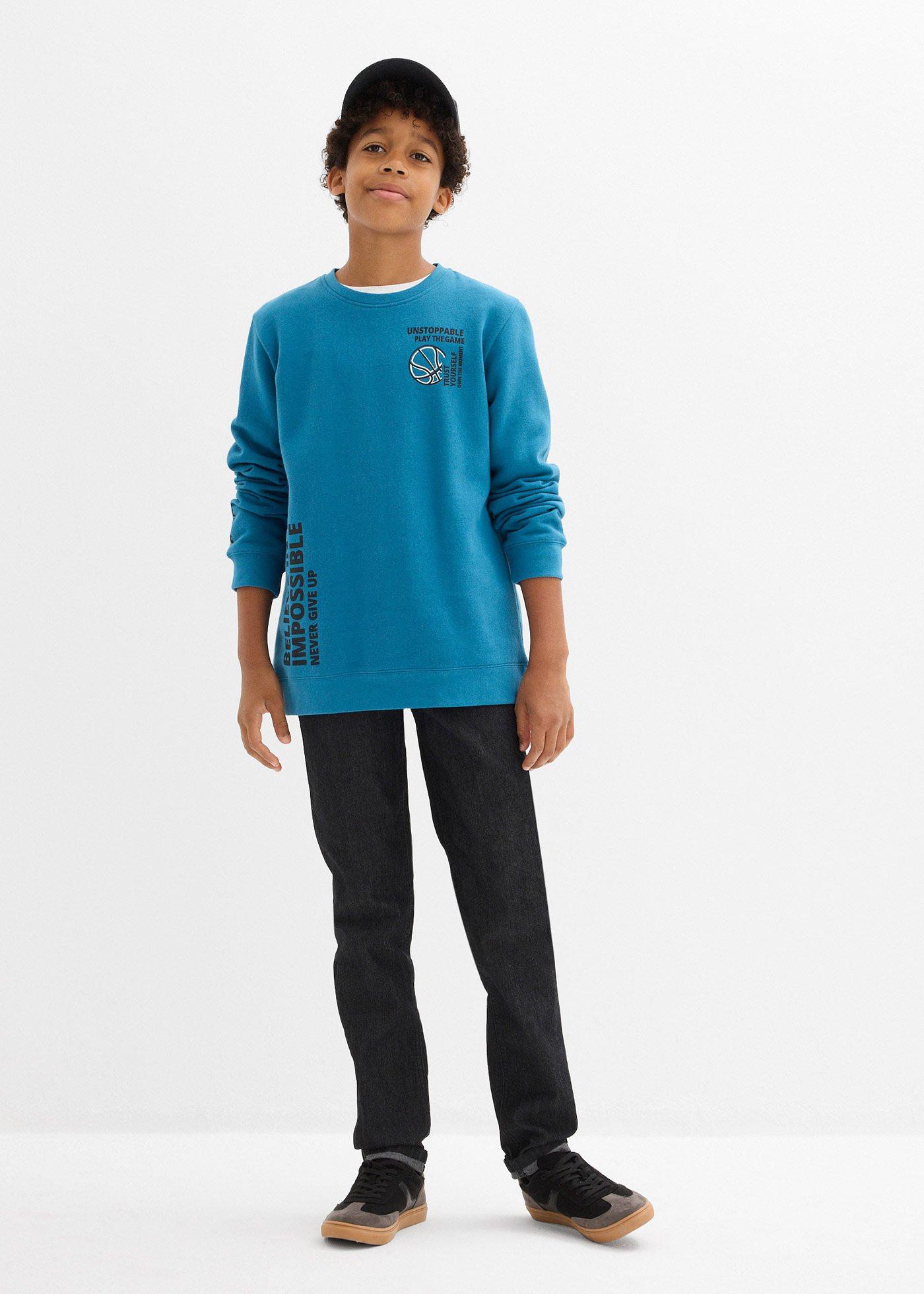 Bluza z miękkiej mieszanki bawełny - Bonprix