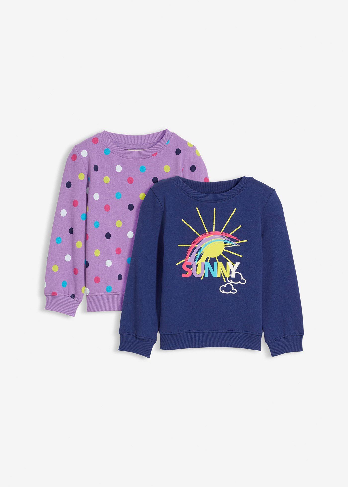 Bluza (2 szt.) z czystej bawełny organicznej - Bonprix