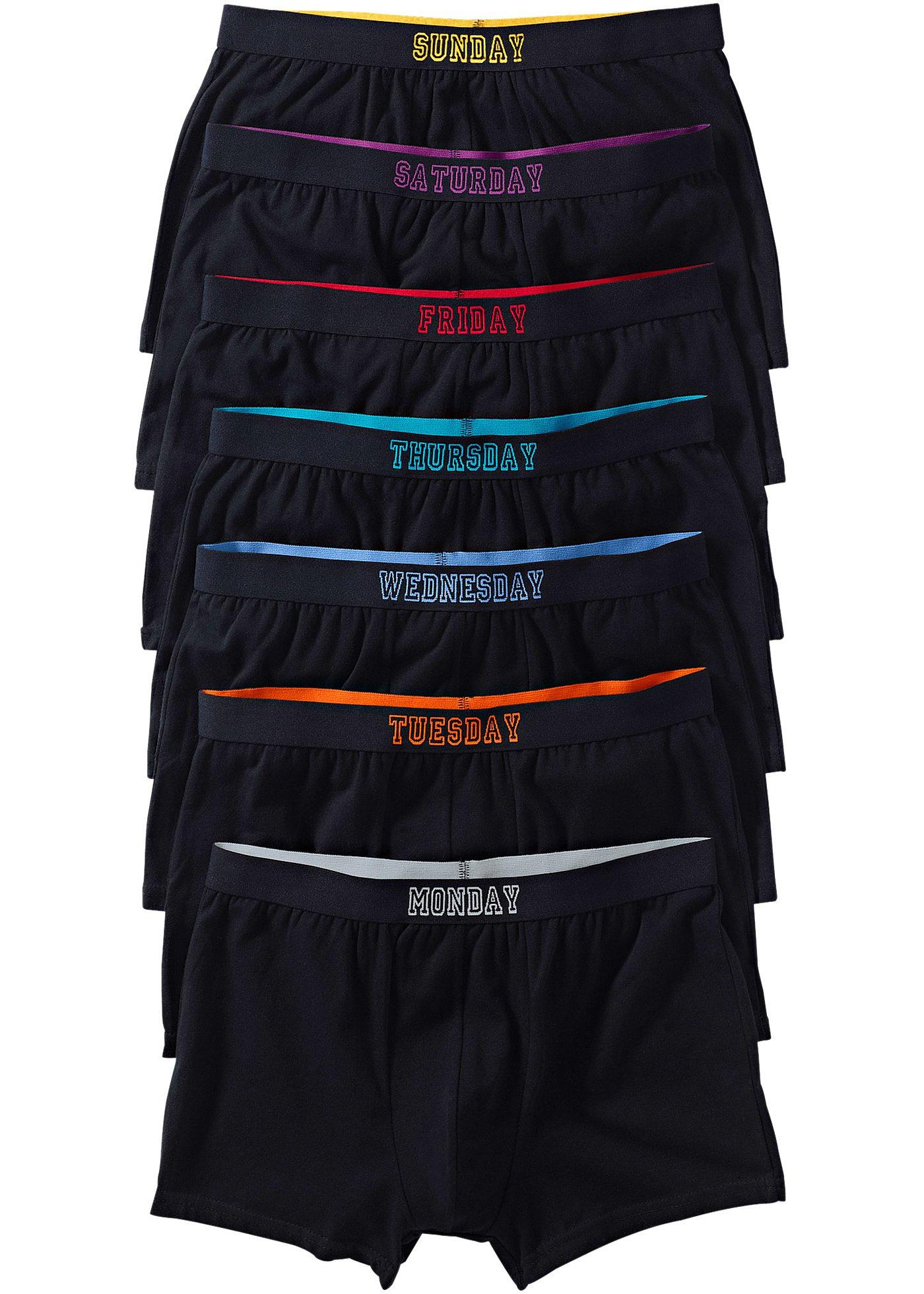 Lot de 7 boxers coton