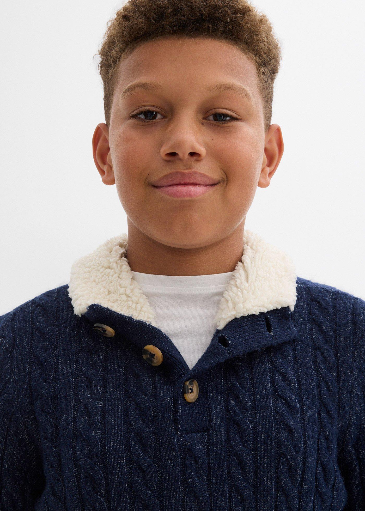 Sweter ze stójką - Bonprix