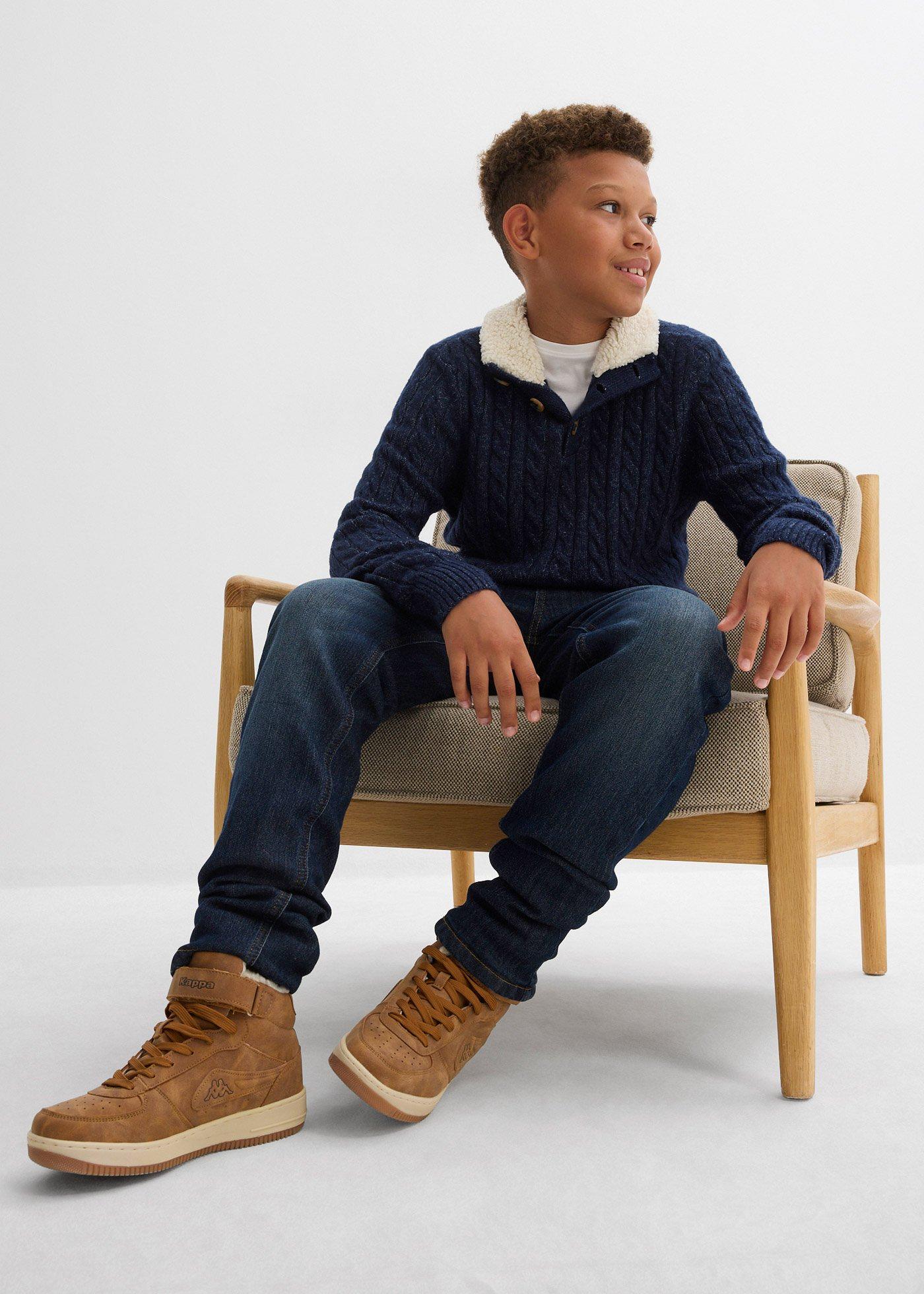 Sweter ze stójką - Bonprix