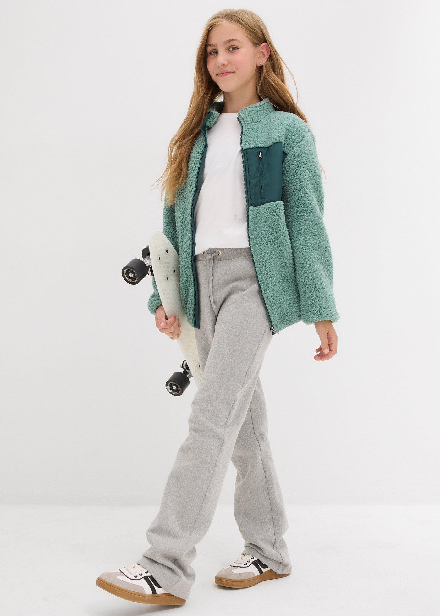 Spodnie dresowe z czystej bawełny organicznej (2 pary) - Bonprix