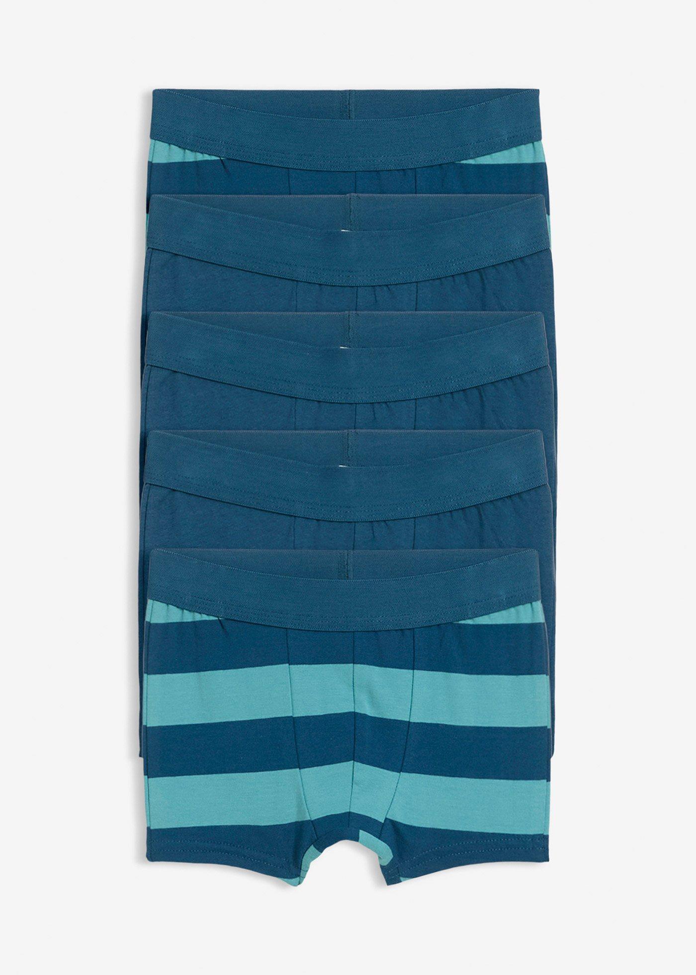 Bokserki z miękką bawełną organiczną (5 par) - Bonprix