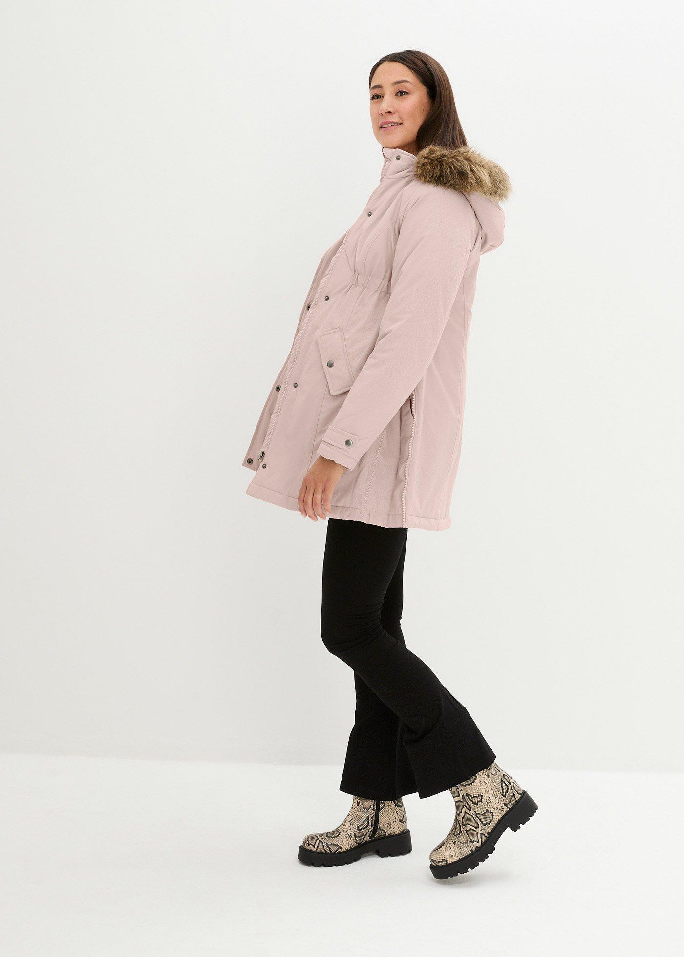 Kurtka funkcjonalna 3 w 1, ciążowa, z wstawką na nosidełko - Bonprix