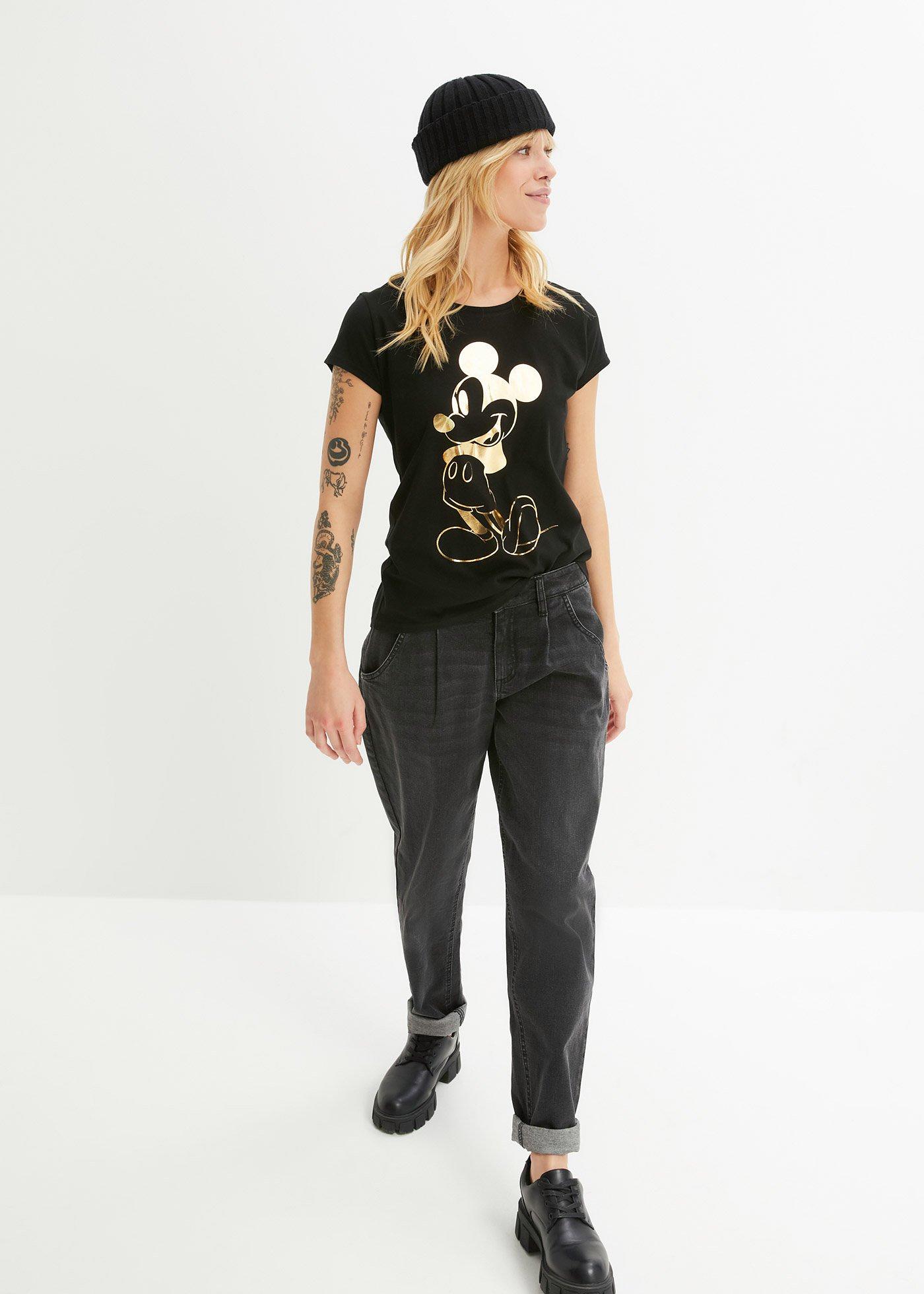 Bluza z nadrukiem Myszki Miki - Bonprix