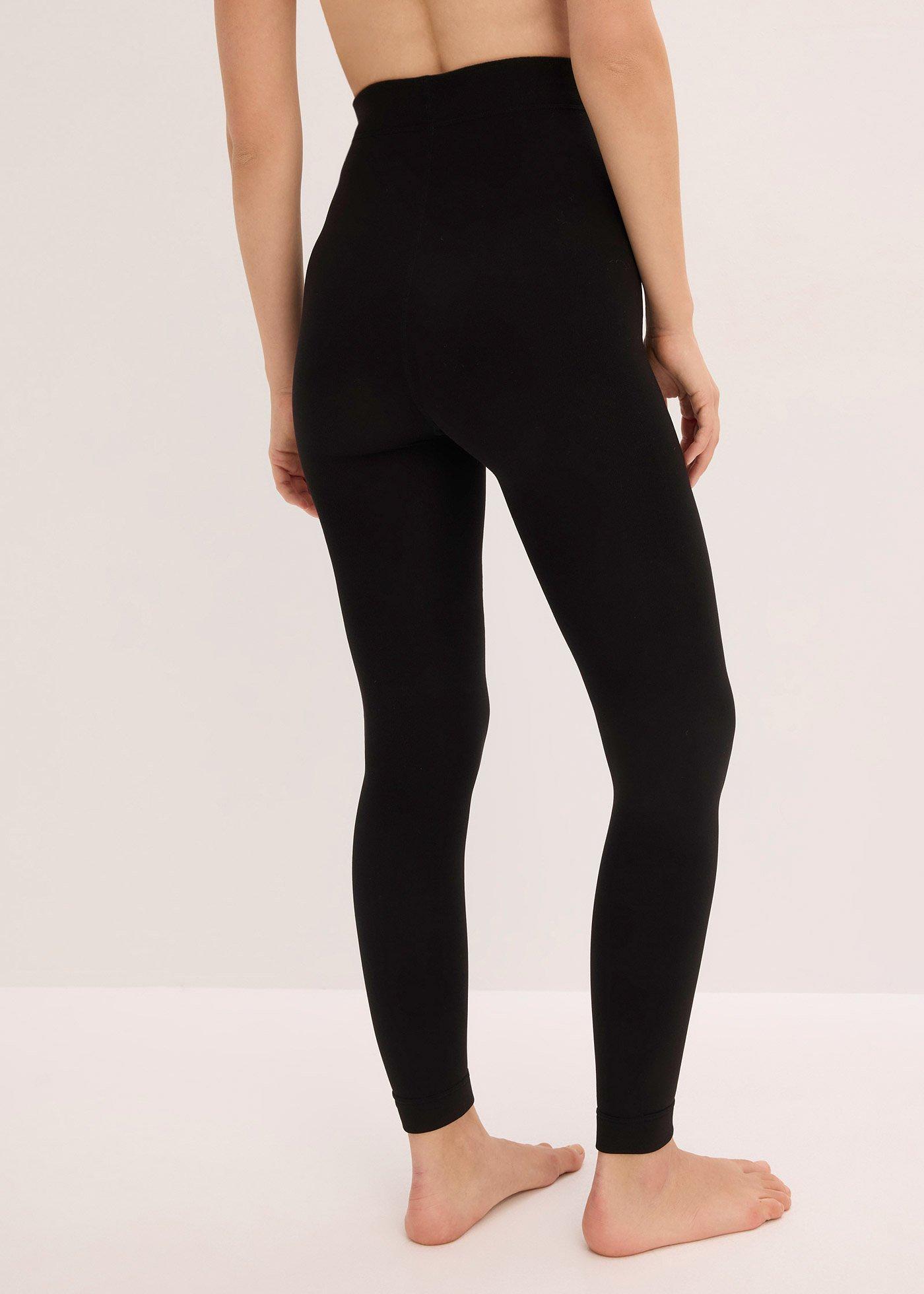 Termiczne legginsy ciążowe z polaru, z gumka w talii, z miekkiego polaru, 140 DEN - Bonprix