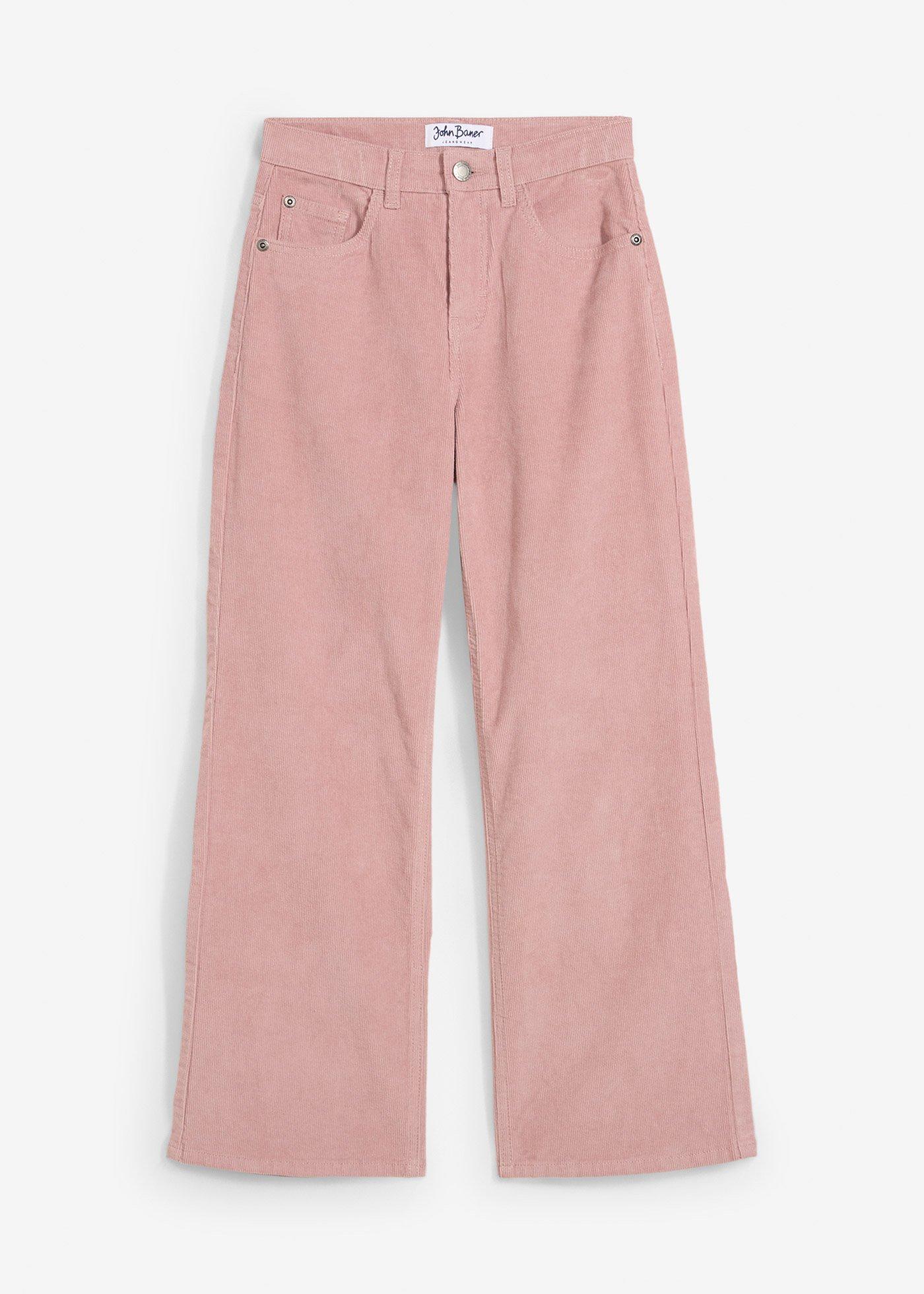Spodnie sztruksowe, Loose Fit - Bonprix