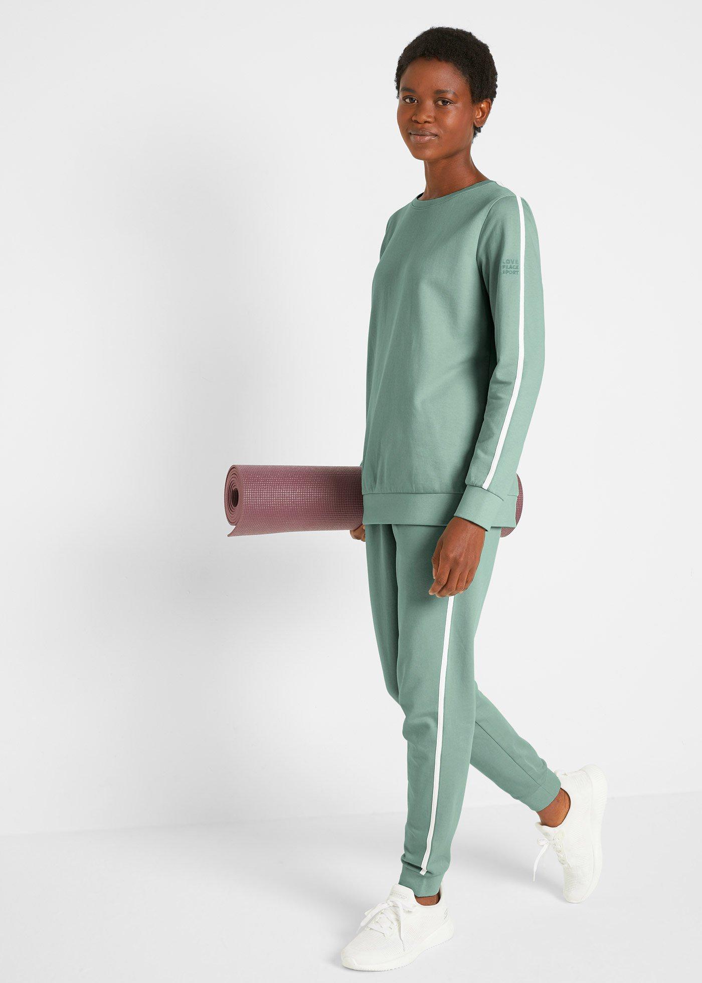 Dres sportowy bawełniany (2 części) - Bonprix