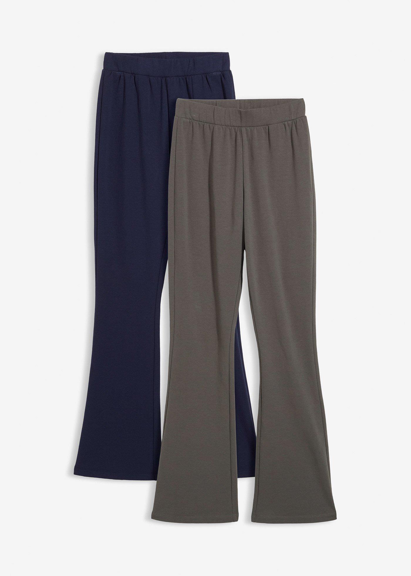 Legginsy temiczne o kroju bootcut (2 szt.) - Bonprix