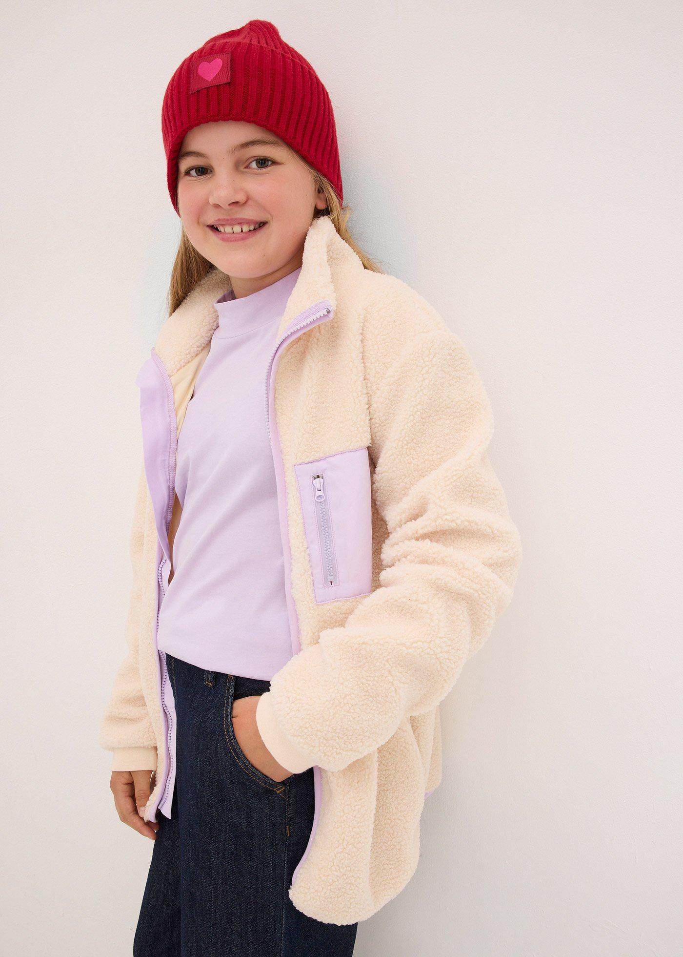 Bluza rozpinana z kożuszkowego polaru - Bonprix