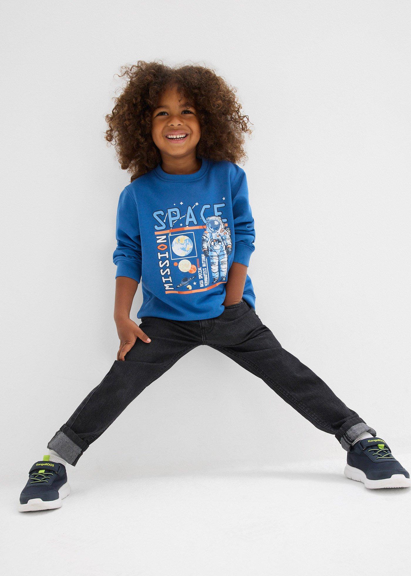 Bluza z miękkiej mieszanki bawełny - Bonprix