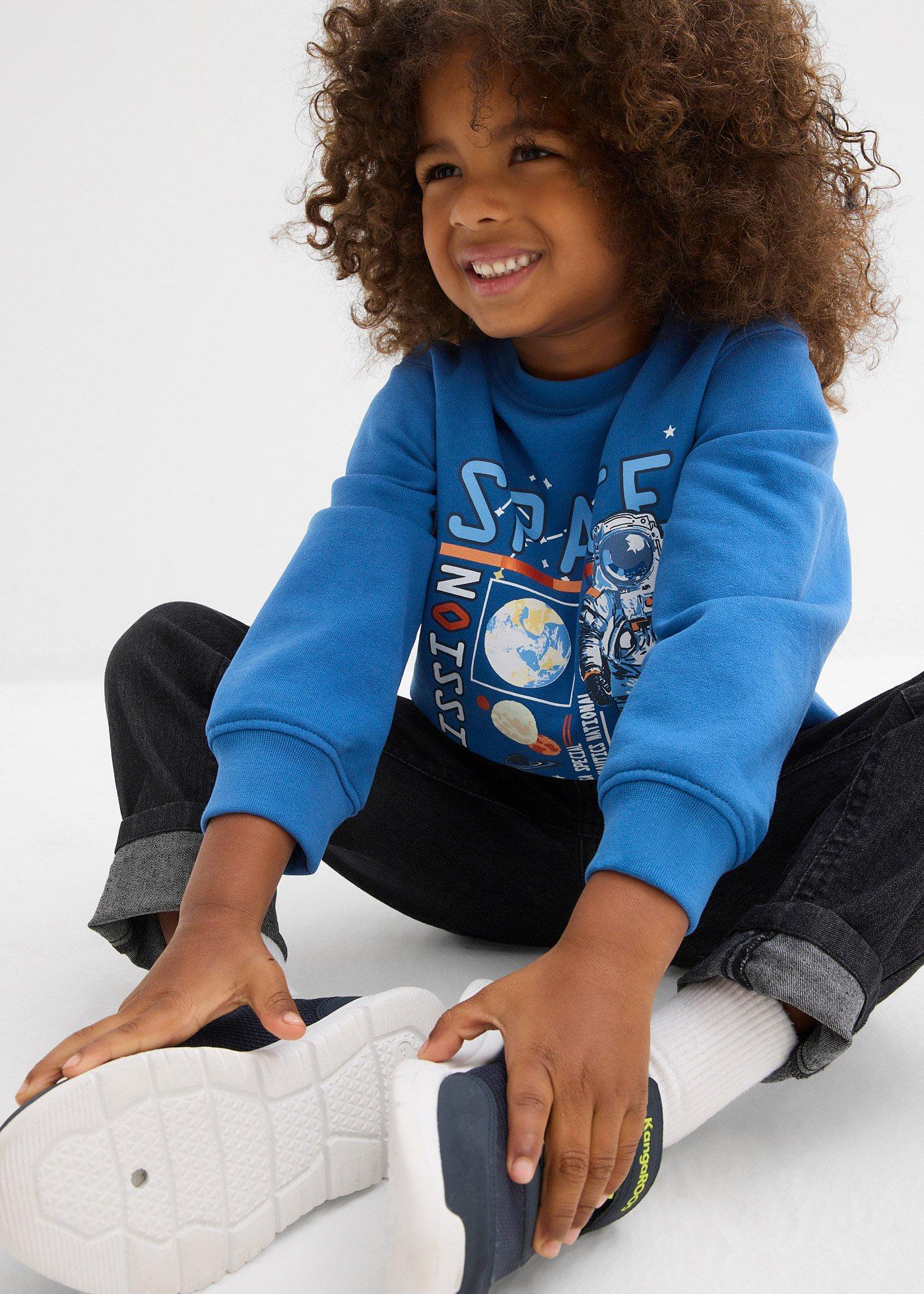 Bluza z miękkiej mieszanki bawełny - Bonprix