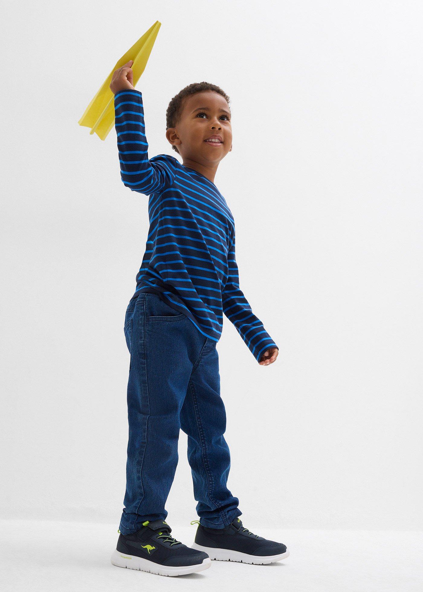 Bluzka z długim rękawem z bawełny organiczej ( 3 szt.) - Bonprix