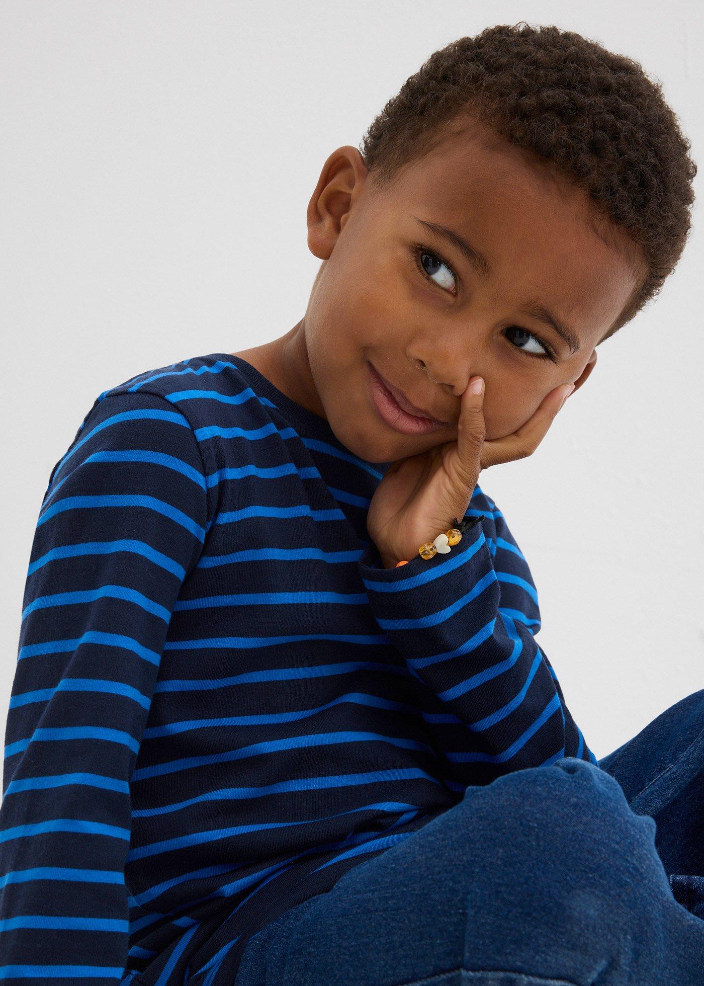 Bluzka z długim rękawem z bawełny organiczej ( 3 szt.) - Bonprix