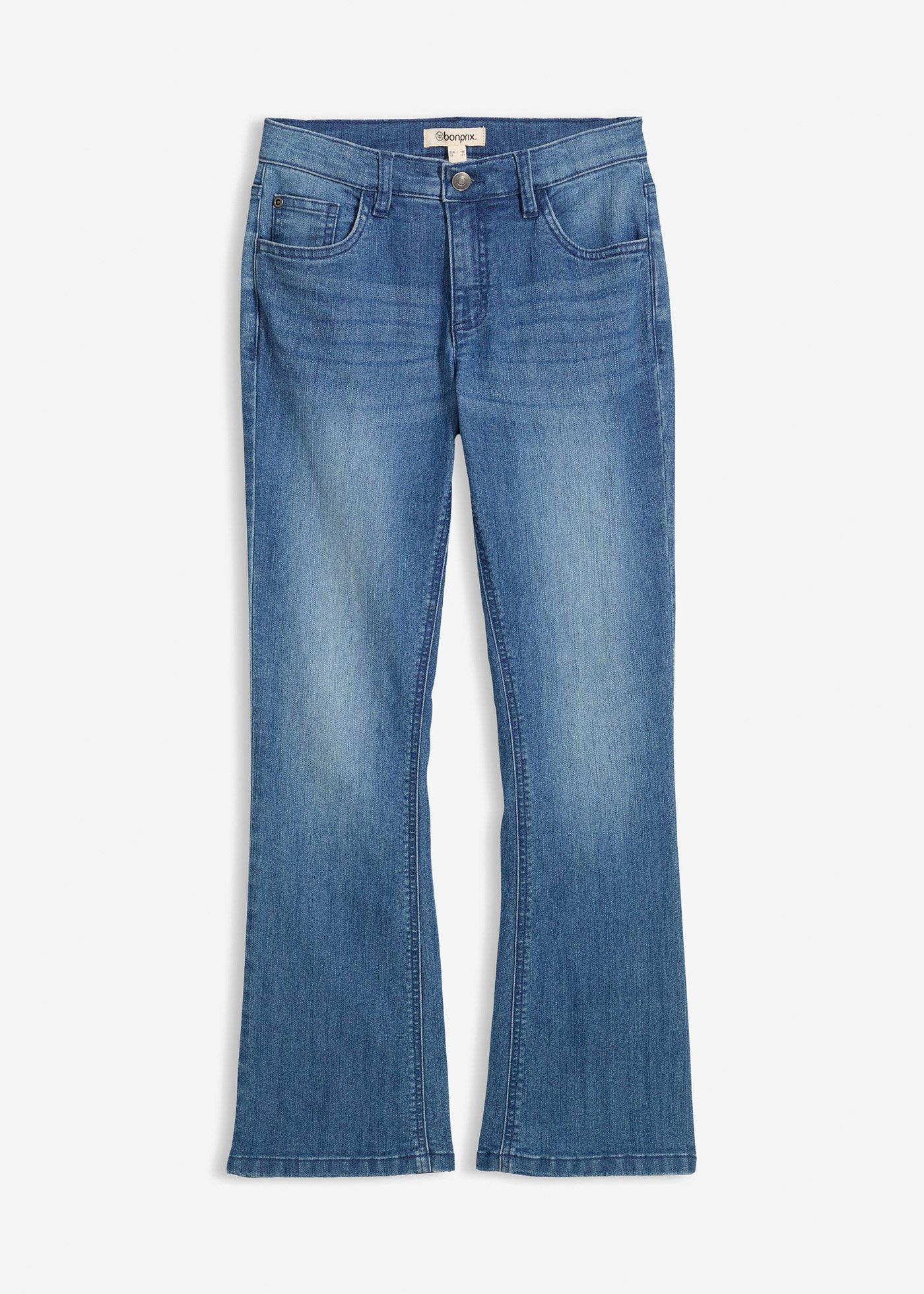 Dżinsy o kroju bootcut, low waist - Bonprix