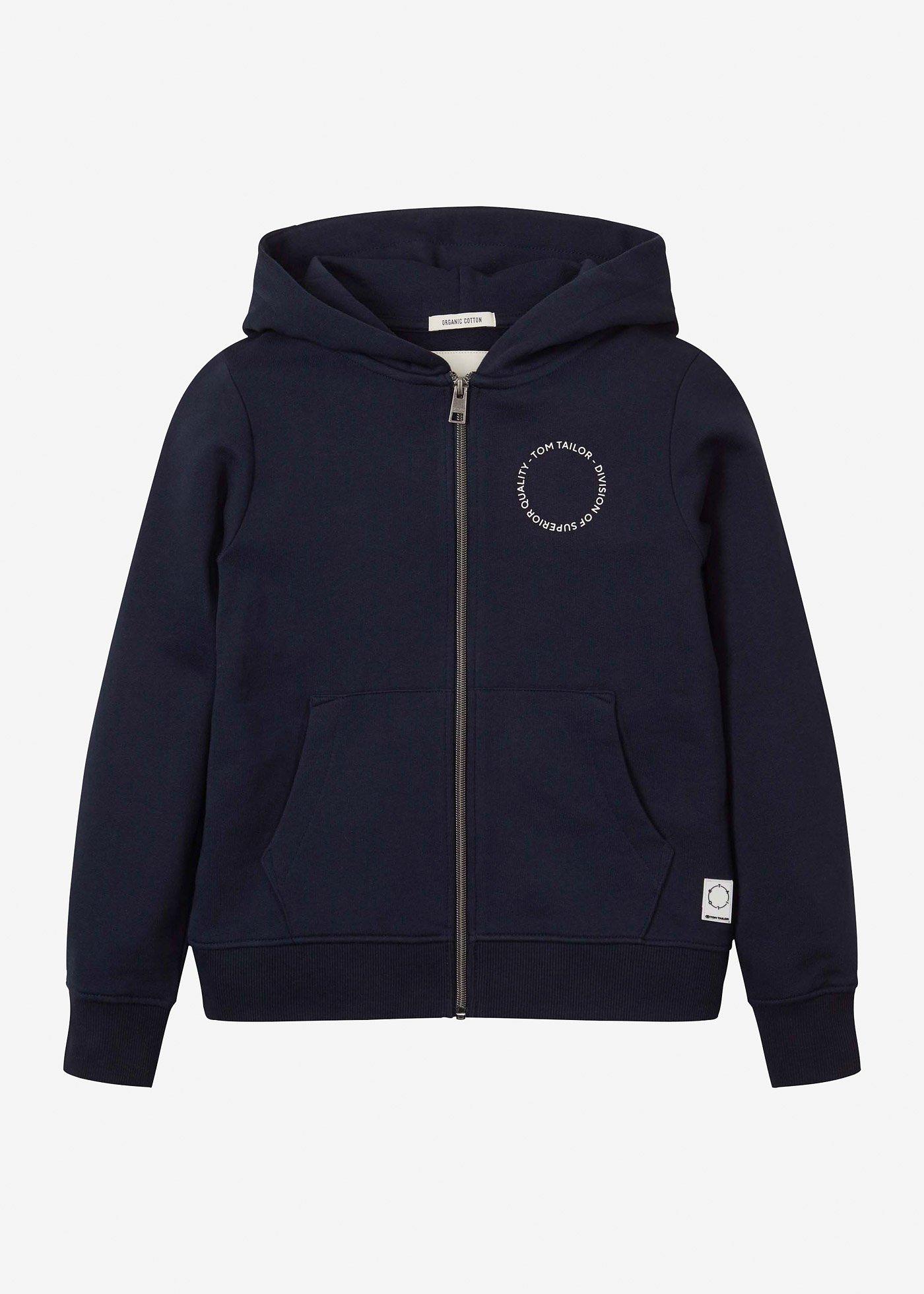 Bluza rozpinana z kapturem marki Tom Tailor - Bonprix