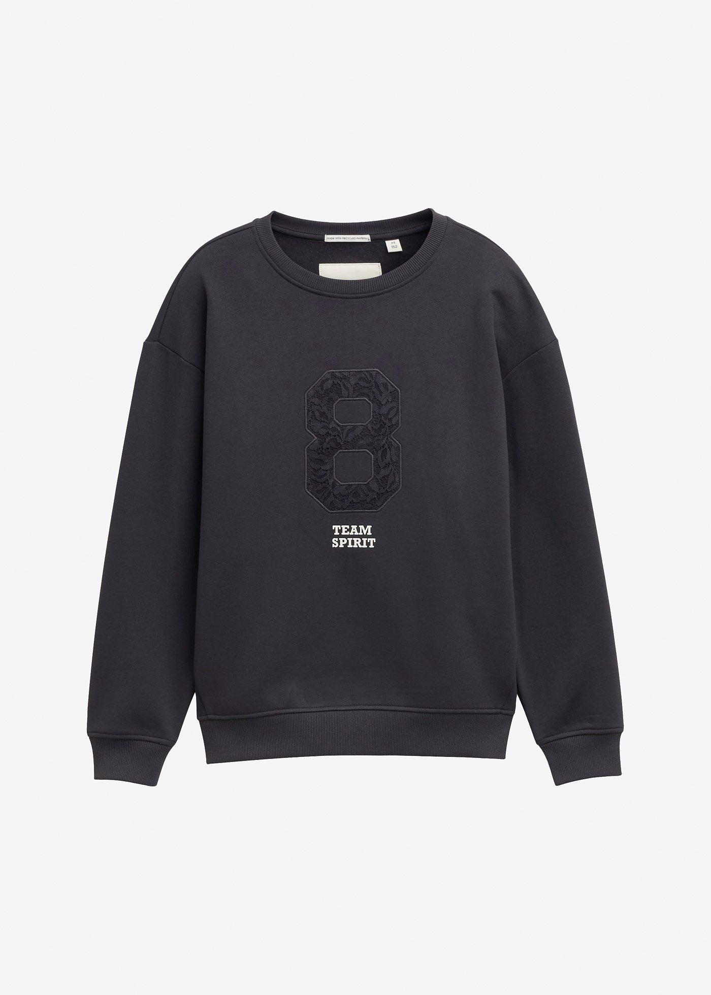 Bluza oversize z aplikacją marki Tom Tailor - Bonprix