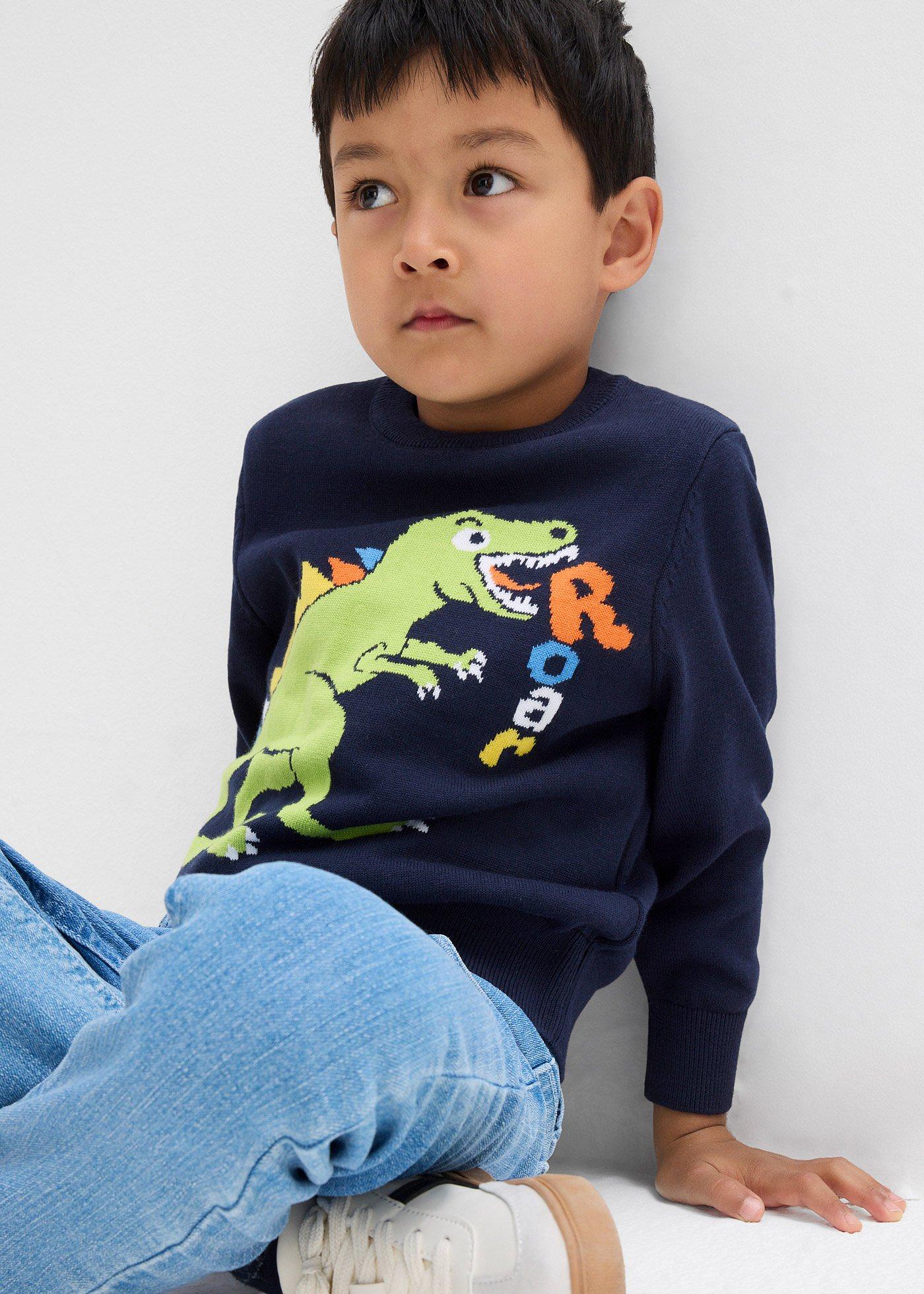 Cienki sweter z czystej bawełny - Bonprix