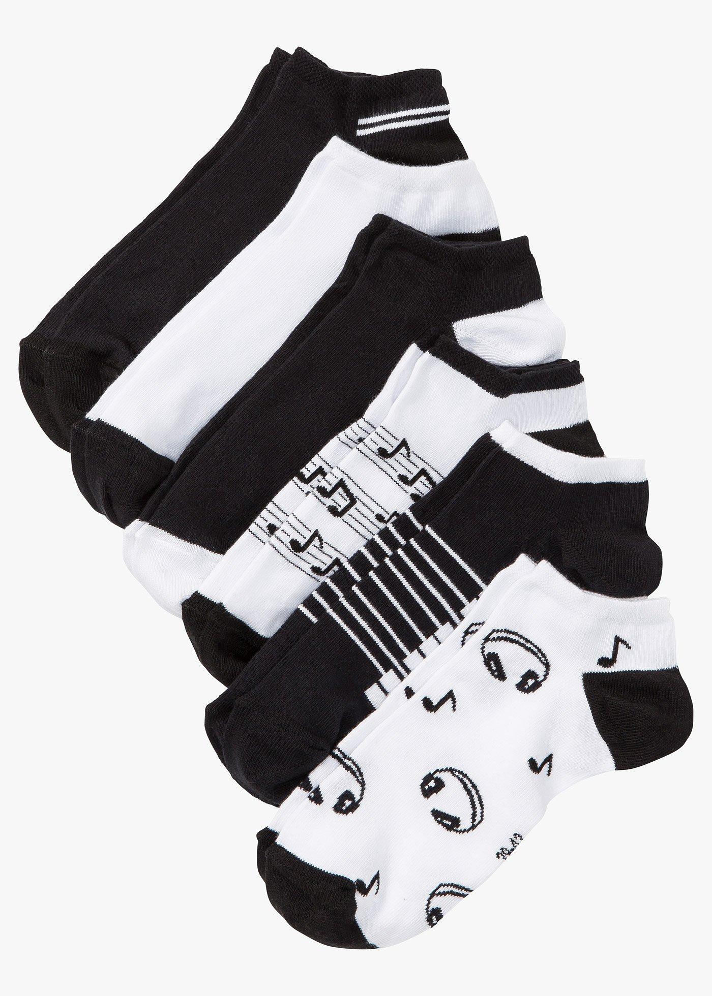 Lot de 6 paires de chaussettes basses coton