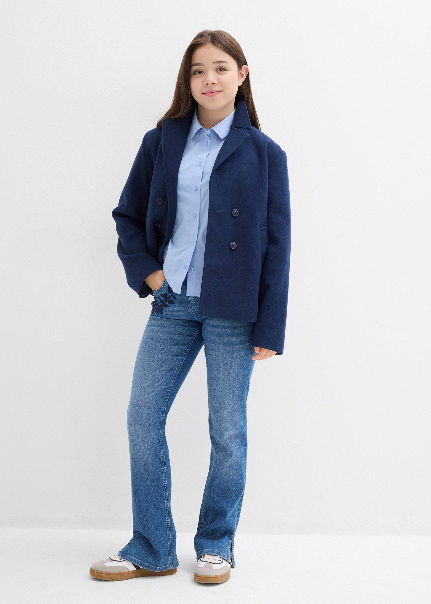 Dżinsy bootcut ze średnim stanem - Bonprix