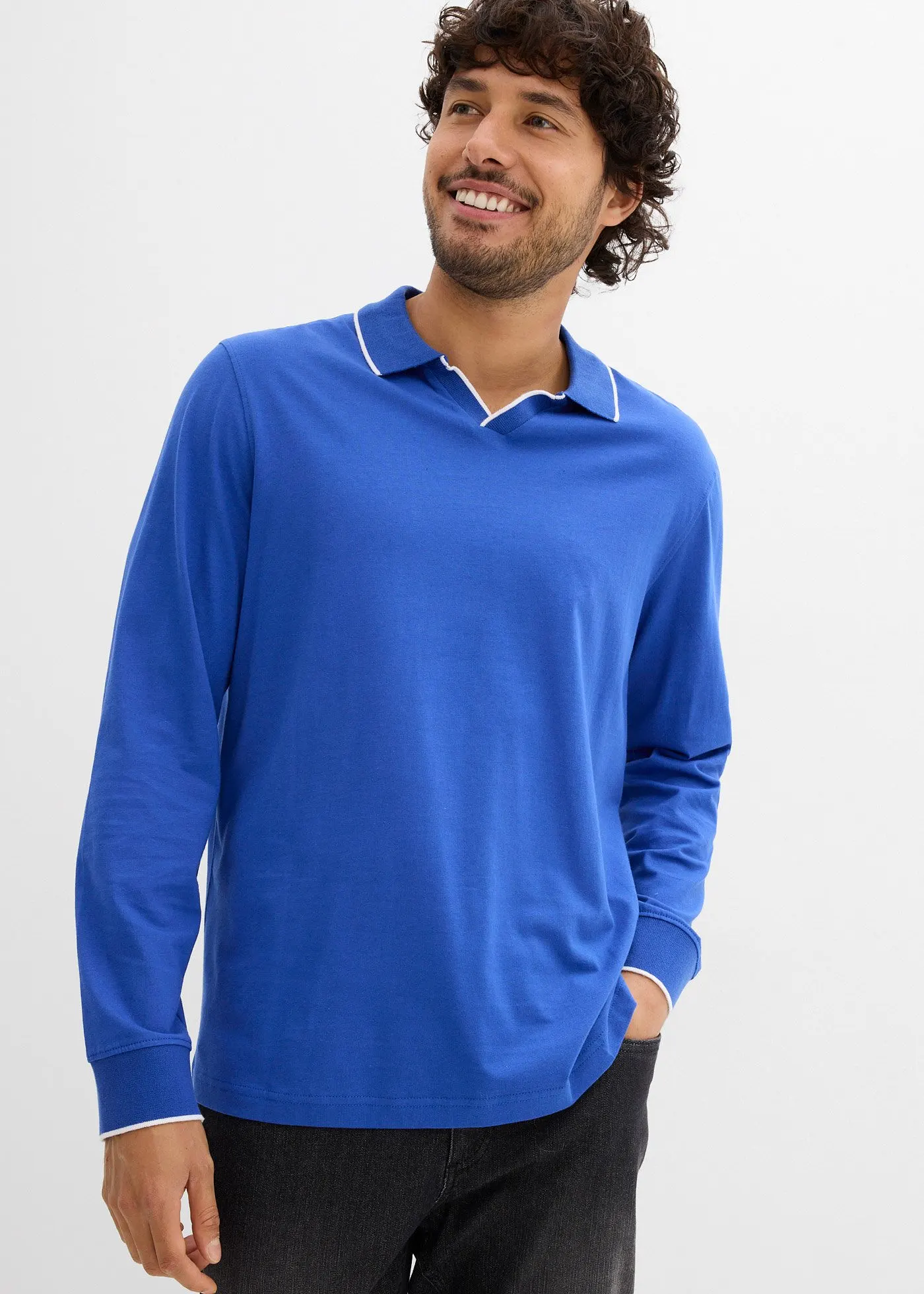 Футболка-поло Bonprix от reiner Bio-Baumwolle, для вторичной переработки