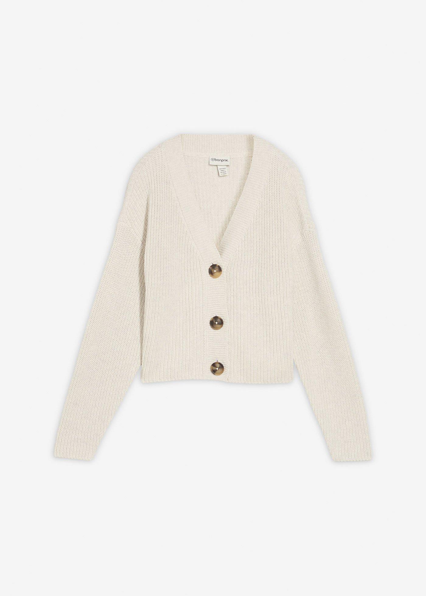 Pulover din tricot cu ochiuri mari, bumbac 100%