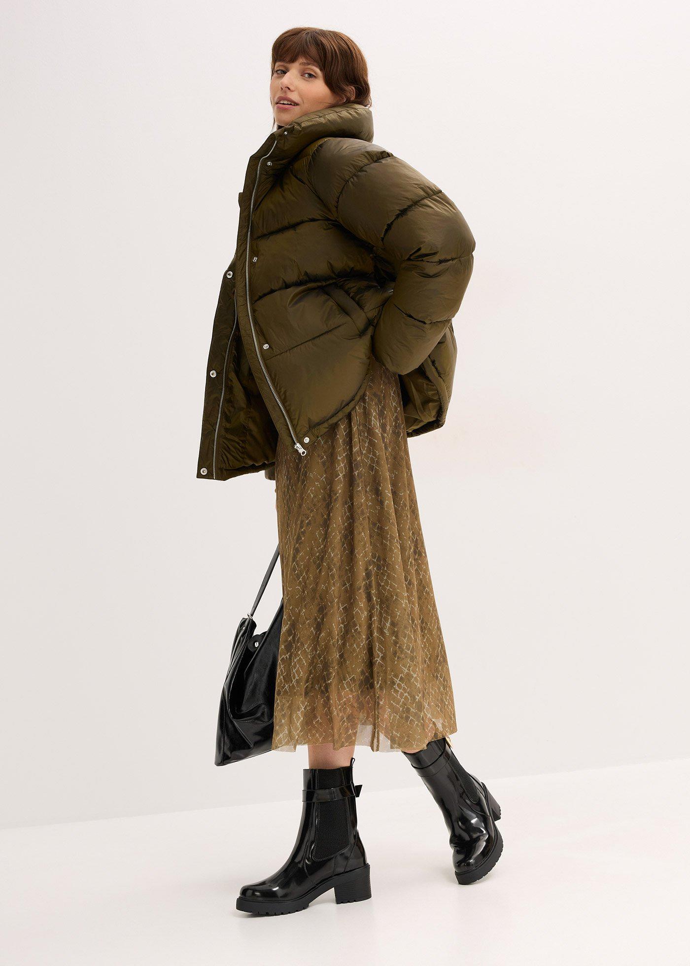 Kurtka pikowana oversize - Bonprix