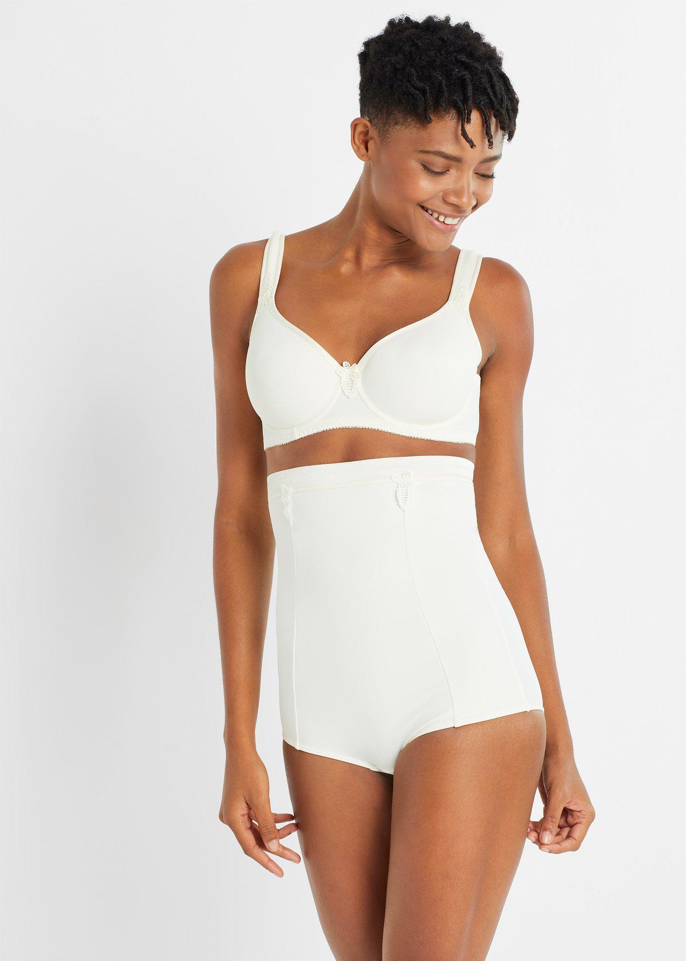 Figi panty shape z wysoką talią i silnym stopniem modelowania sylwetki - Bonprix