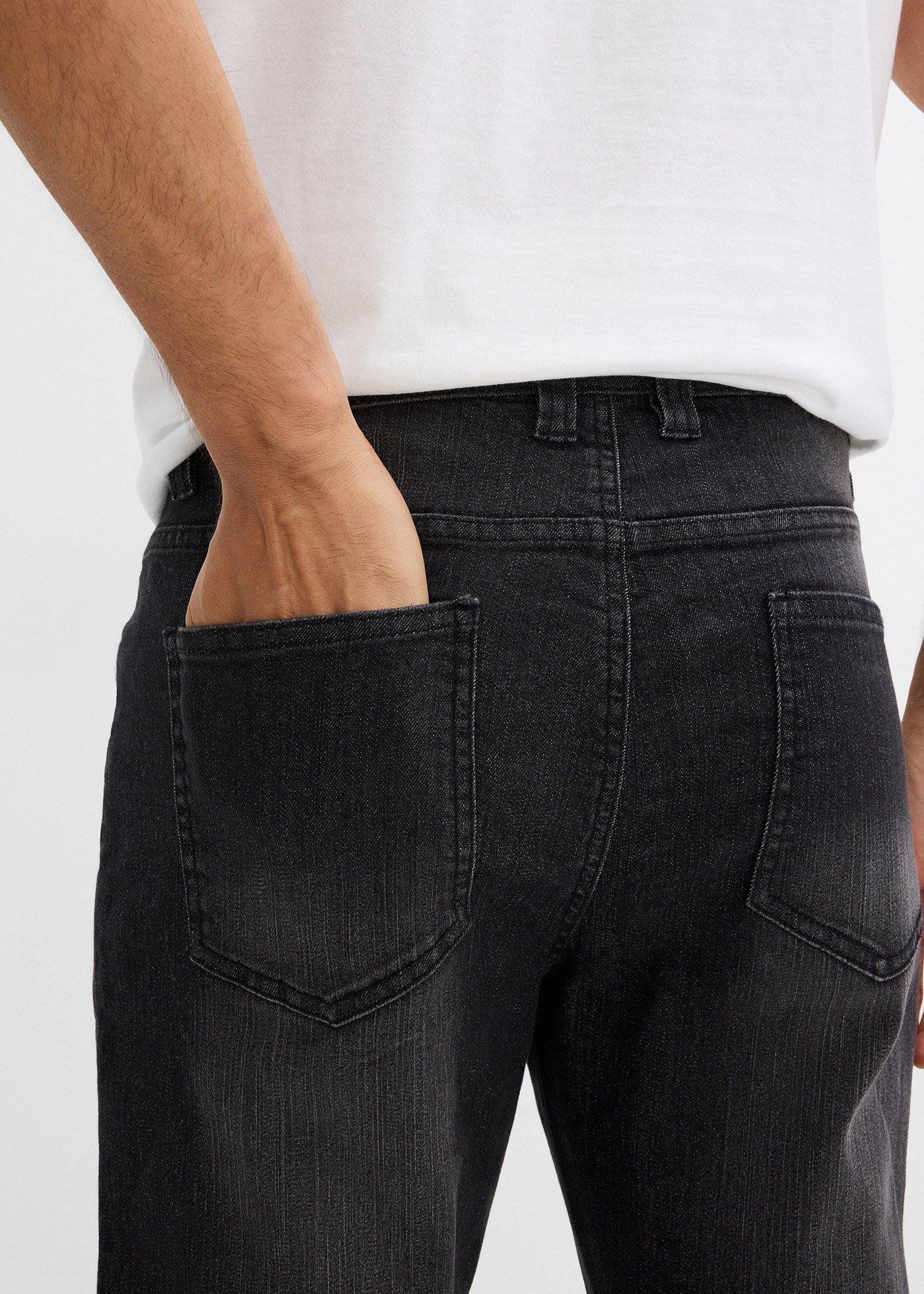 Lekkie jeansy slim fit, straight - Bonprix