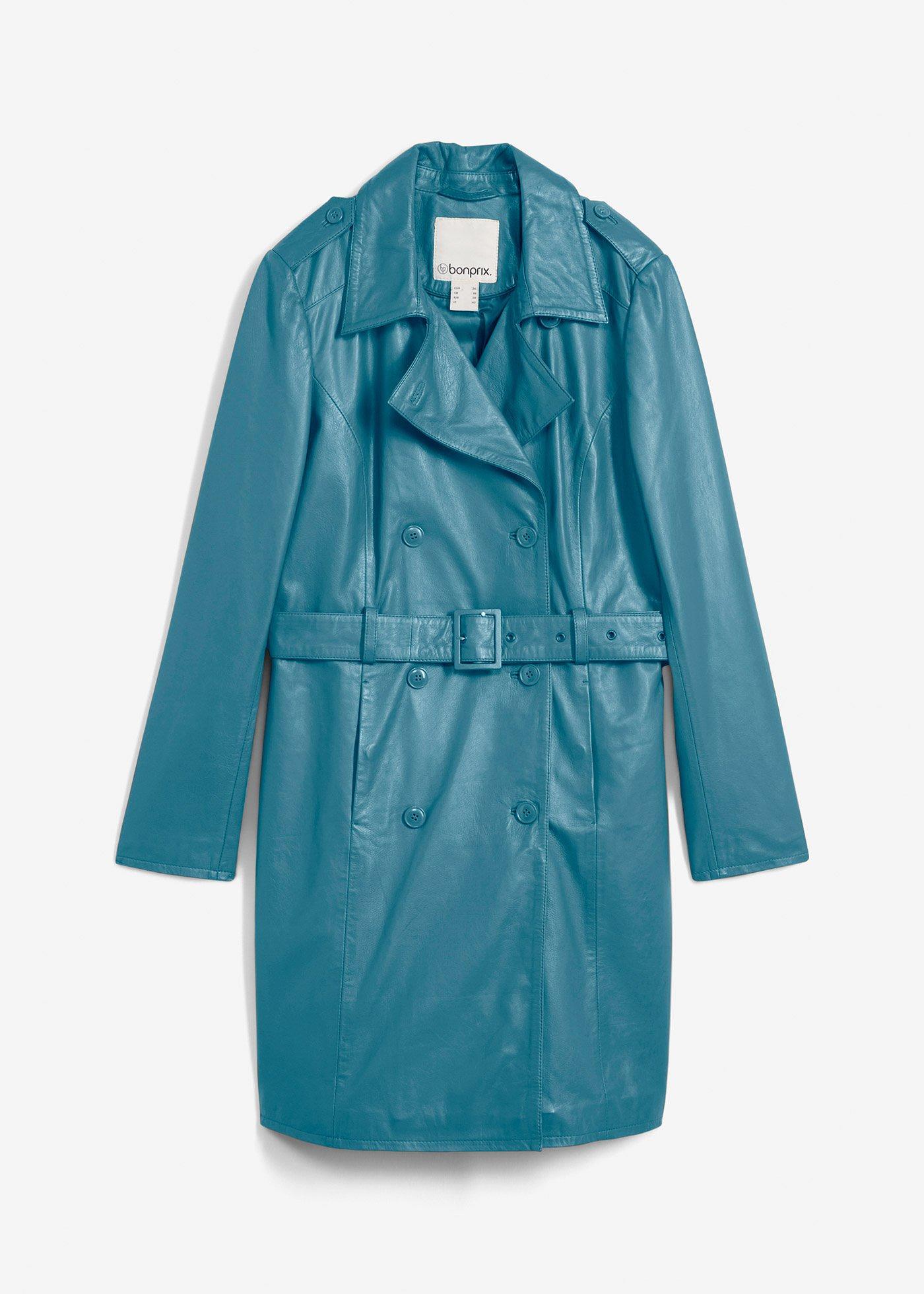 Trench en cuir d’agneau nappa