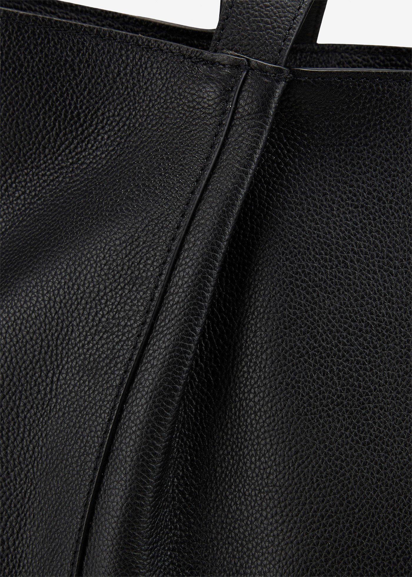 Torba typu shopper ze skóry - Bonprix