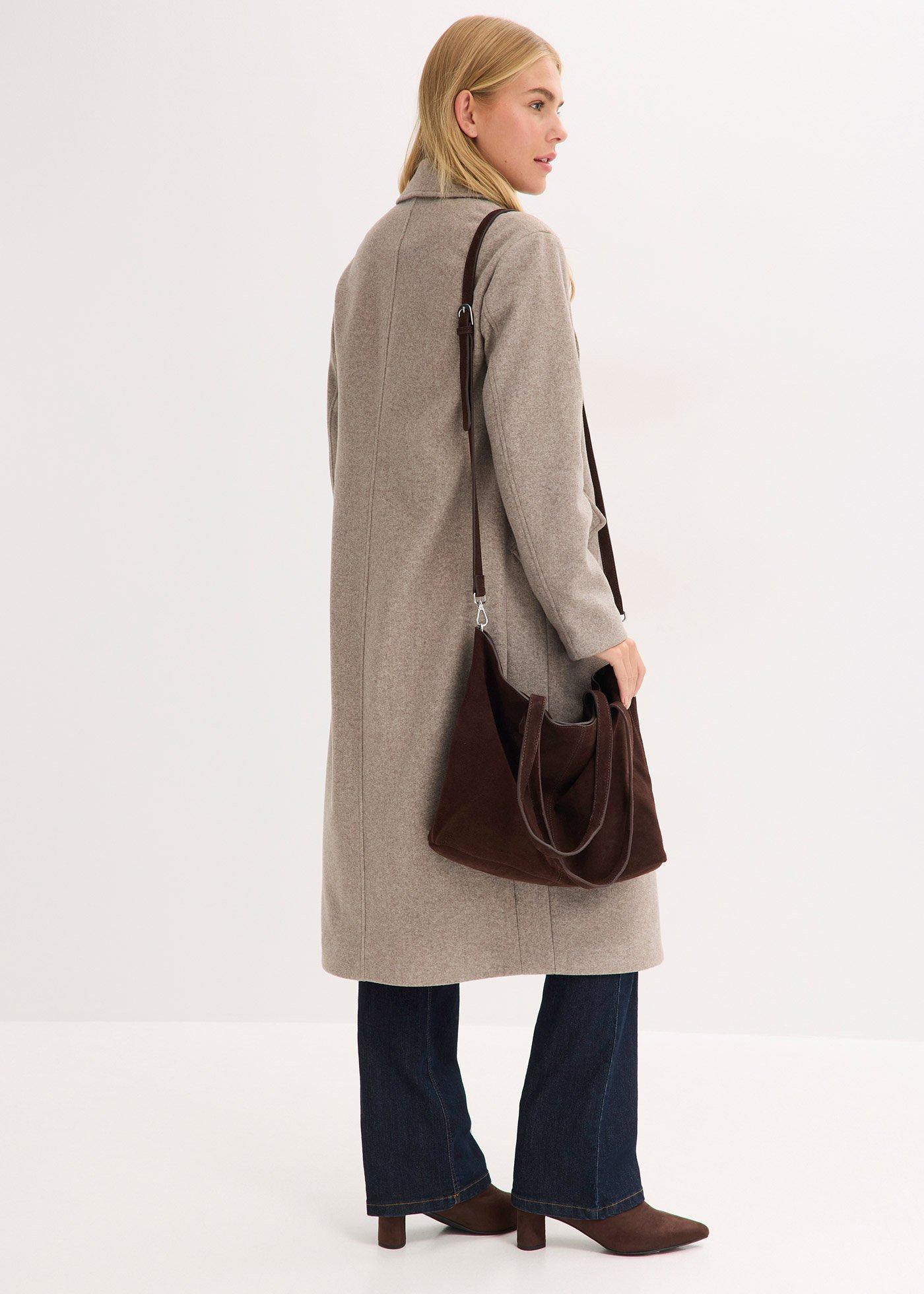Torba typu shopper z zamszu - Bonprix