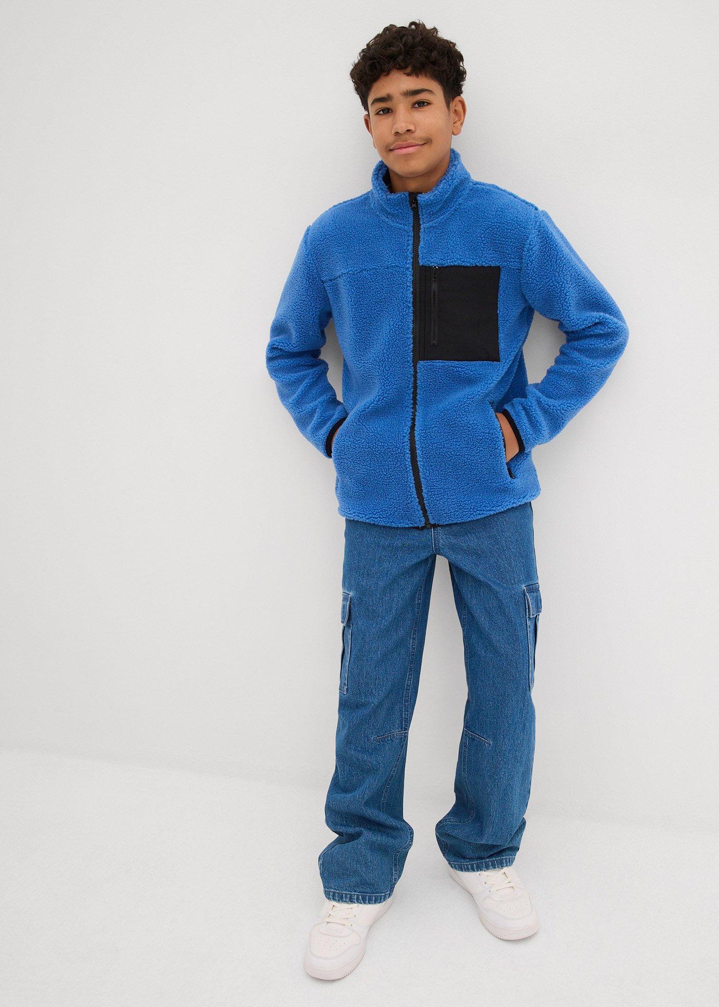 Bluza rozpinana z polaru baranka - Bonprix