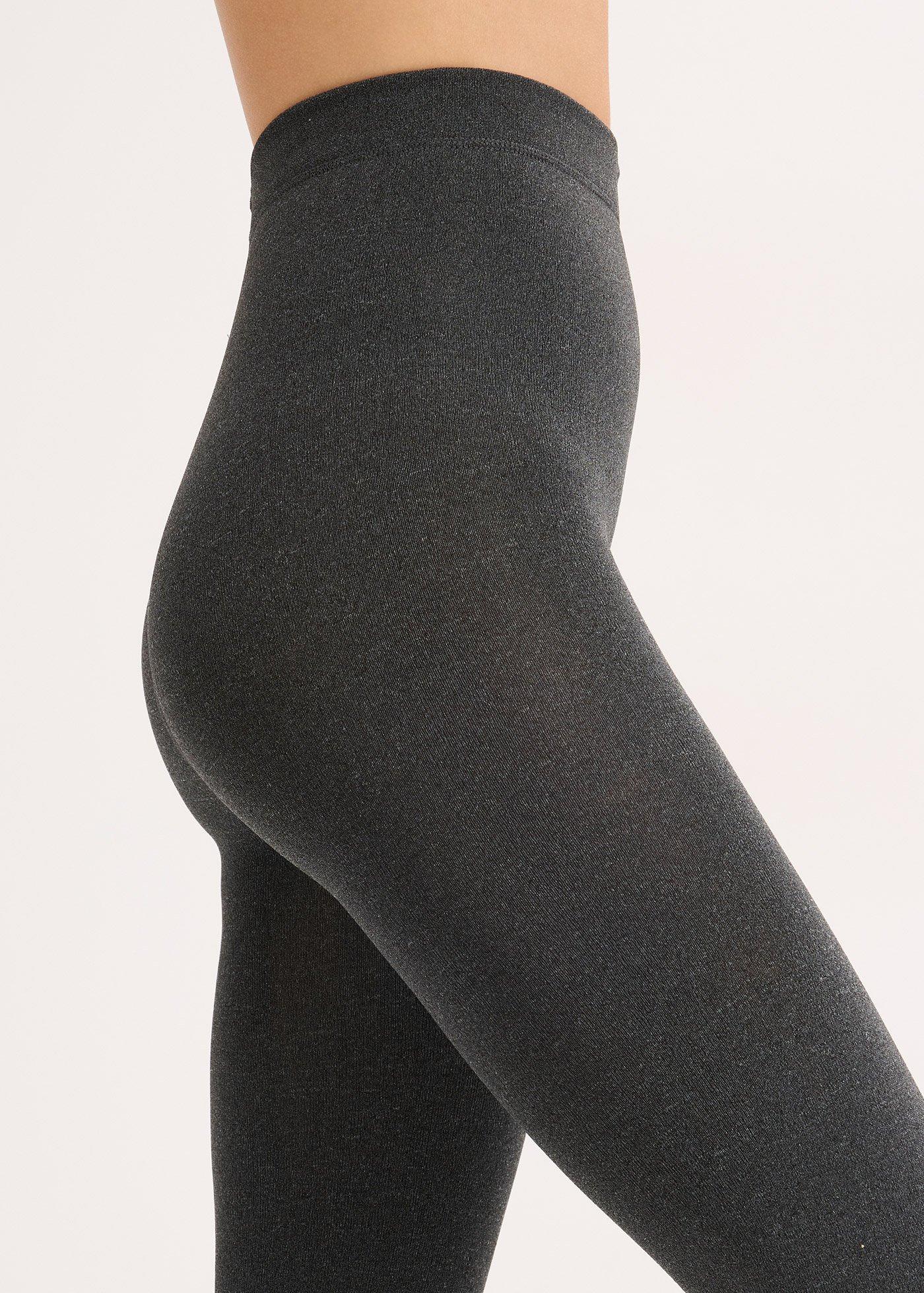 Rajstopy ocieplane ze spodnią stroną z polaru 140den - Bonprix