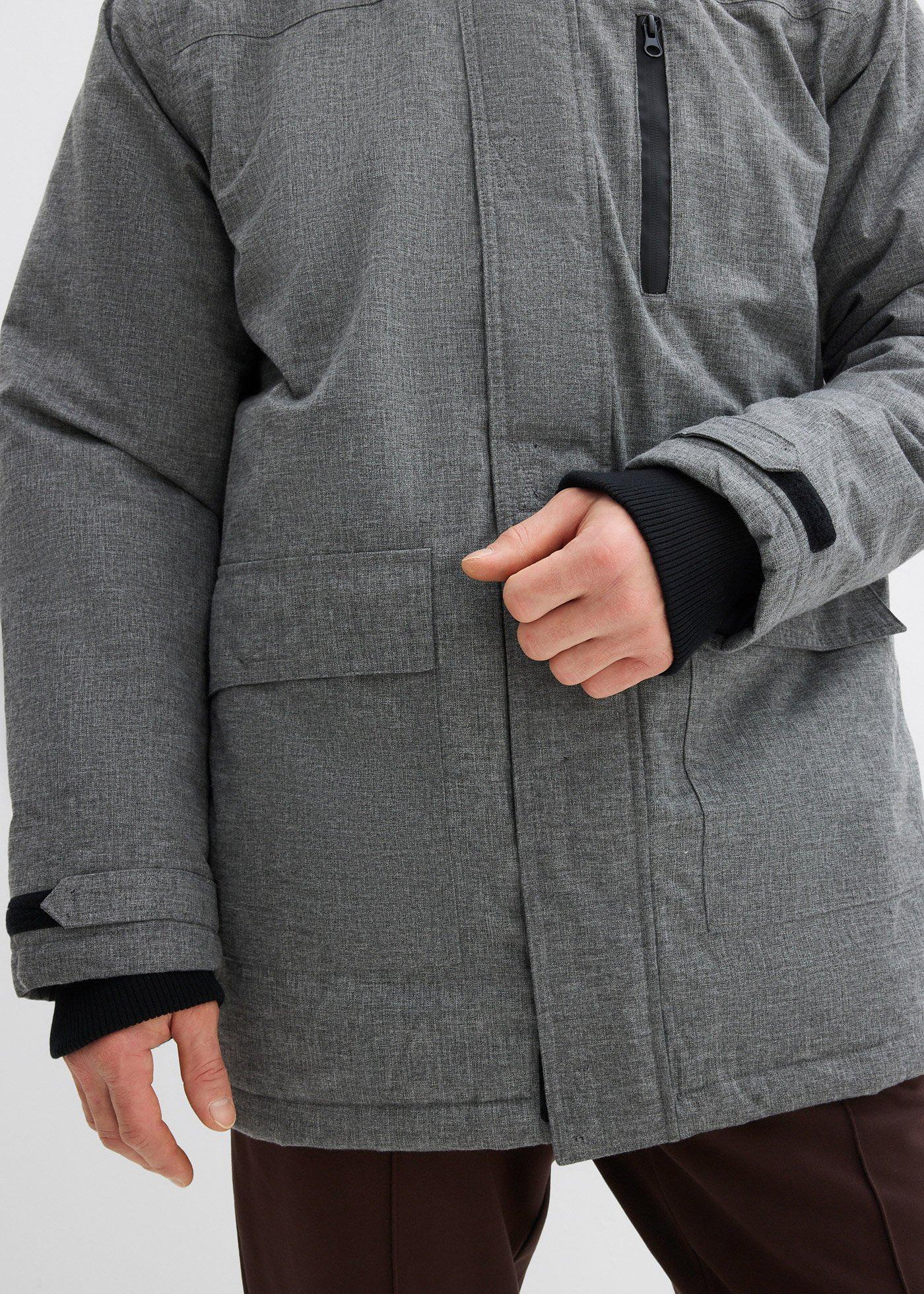 Wodoodporna parka funkcyjna z kożuszkiem - Bonprix